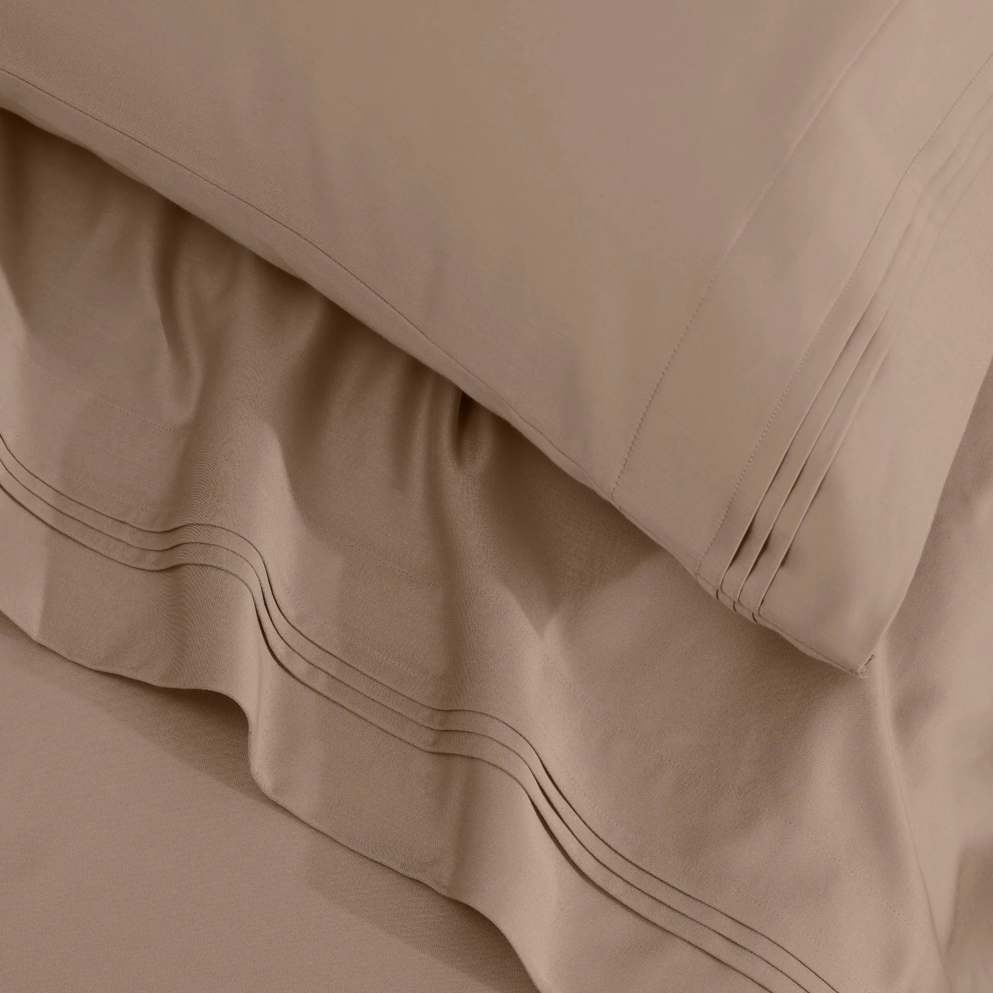 Egyptian Cotton 1500 Thread Count Solid 2 Piece Pillowcase Set - Blue Nile Mills