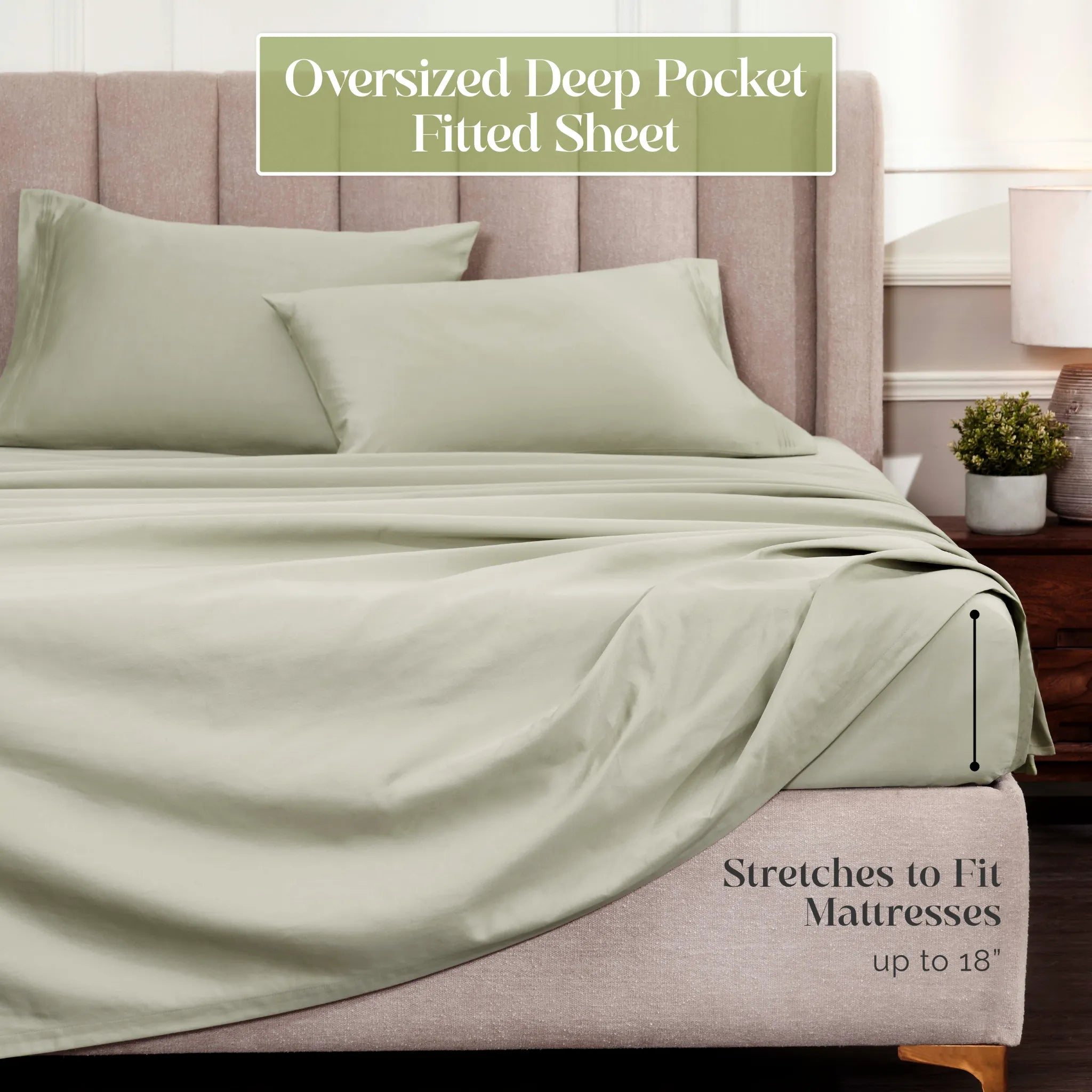 Egyptian Cotton 1500 Thread Count Eco Friendly Sheet Set - Blue Nile Mills