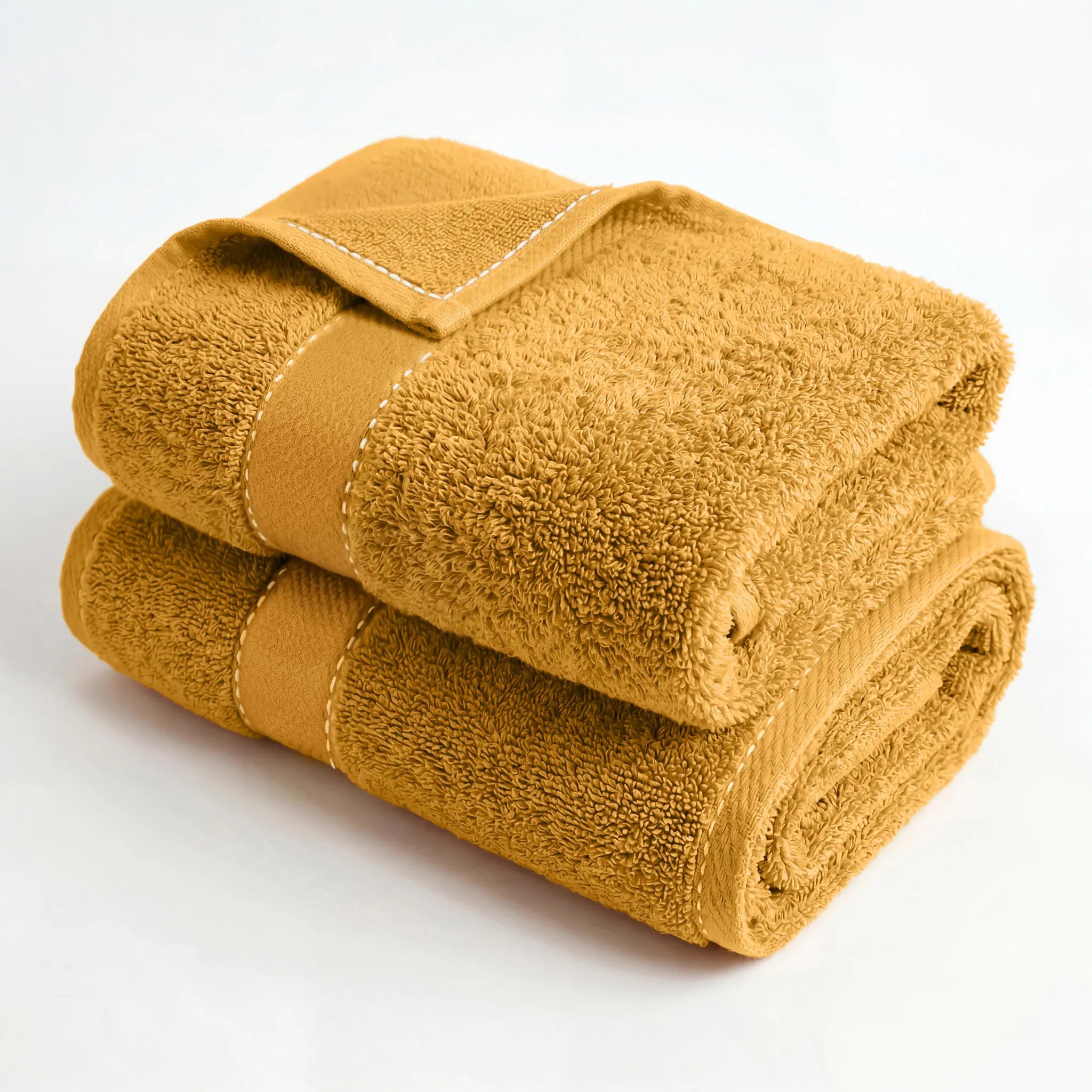 BNM 2 Piece Cotton Plush Bath Towel Set Giza