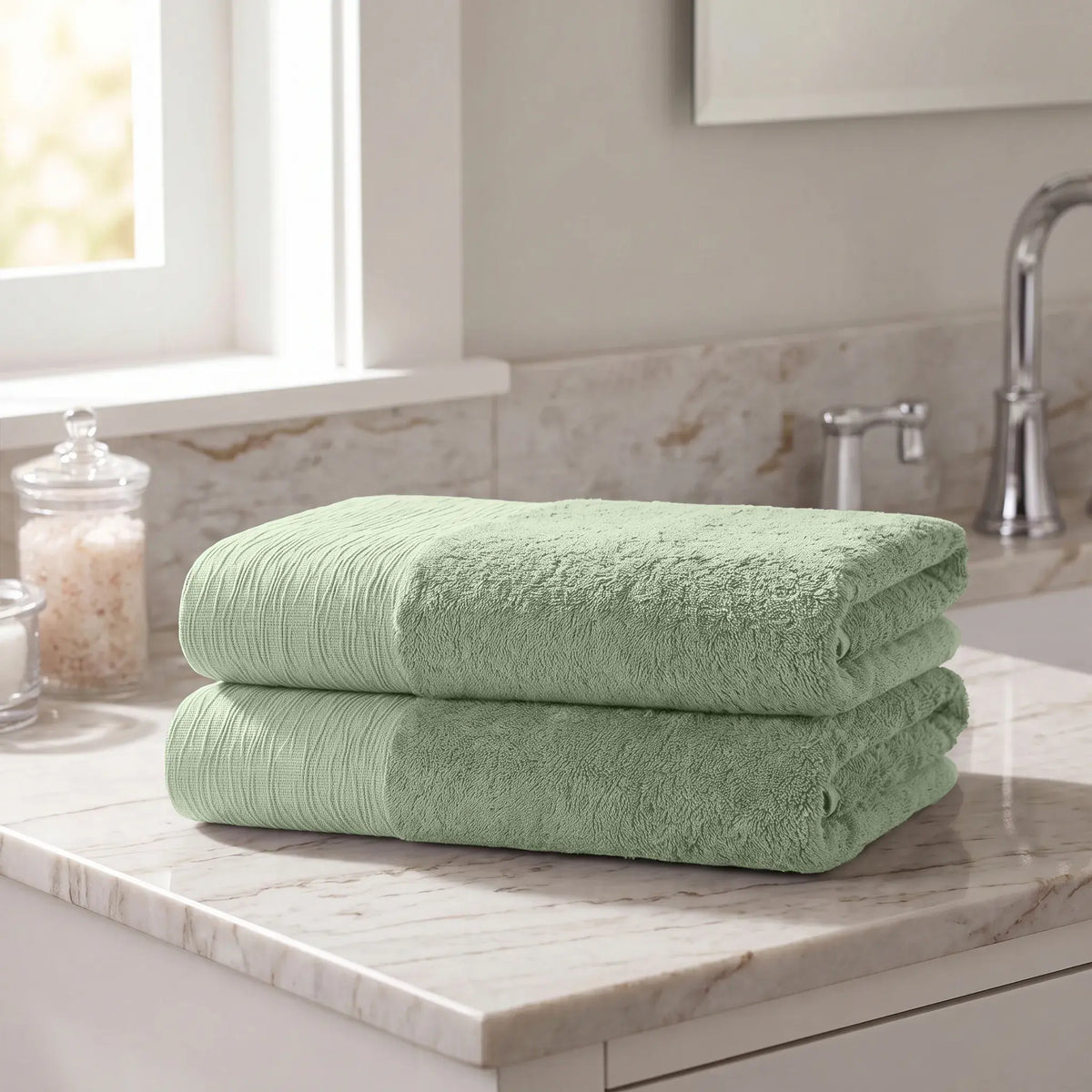 Sierra Rayon from Bamboo and Cotton Bath Towels Set of 2