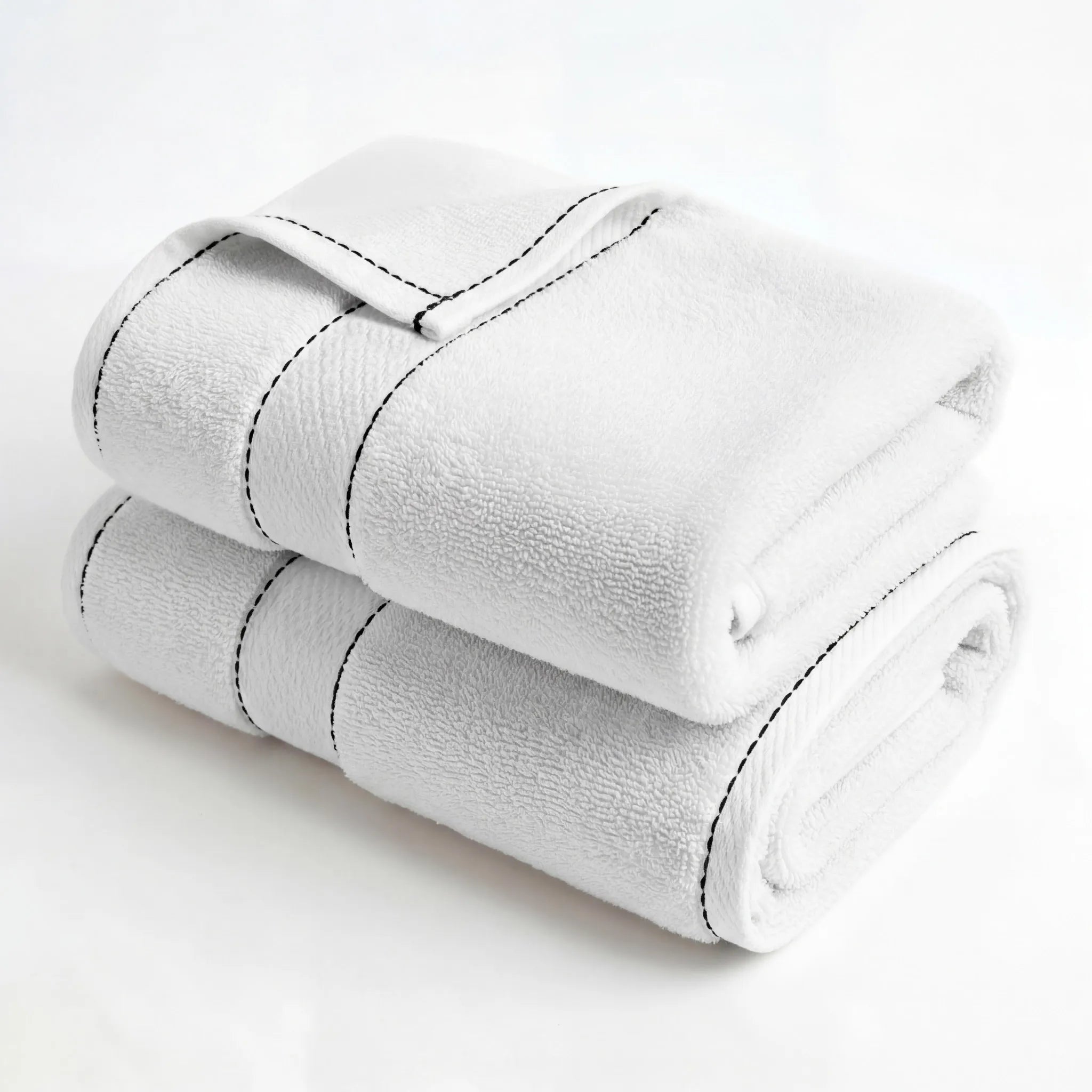 BNM 2 Piece Cotton Plush Bath Towel Set Giza