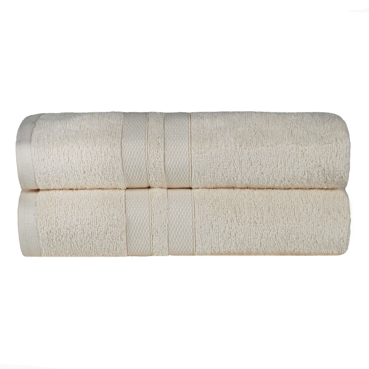 Ultra Soft Cotton Absorbent Solid Assorted 2 Piece Bath Sheet Set - Blue Nile Mills
