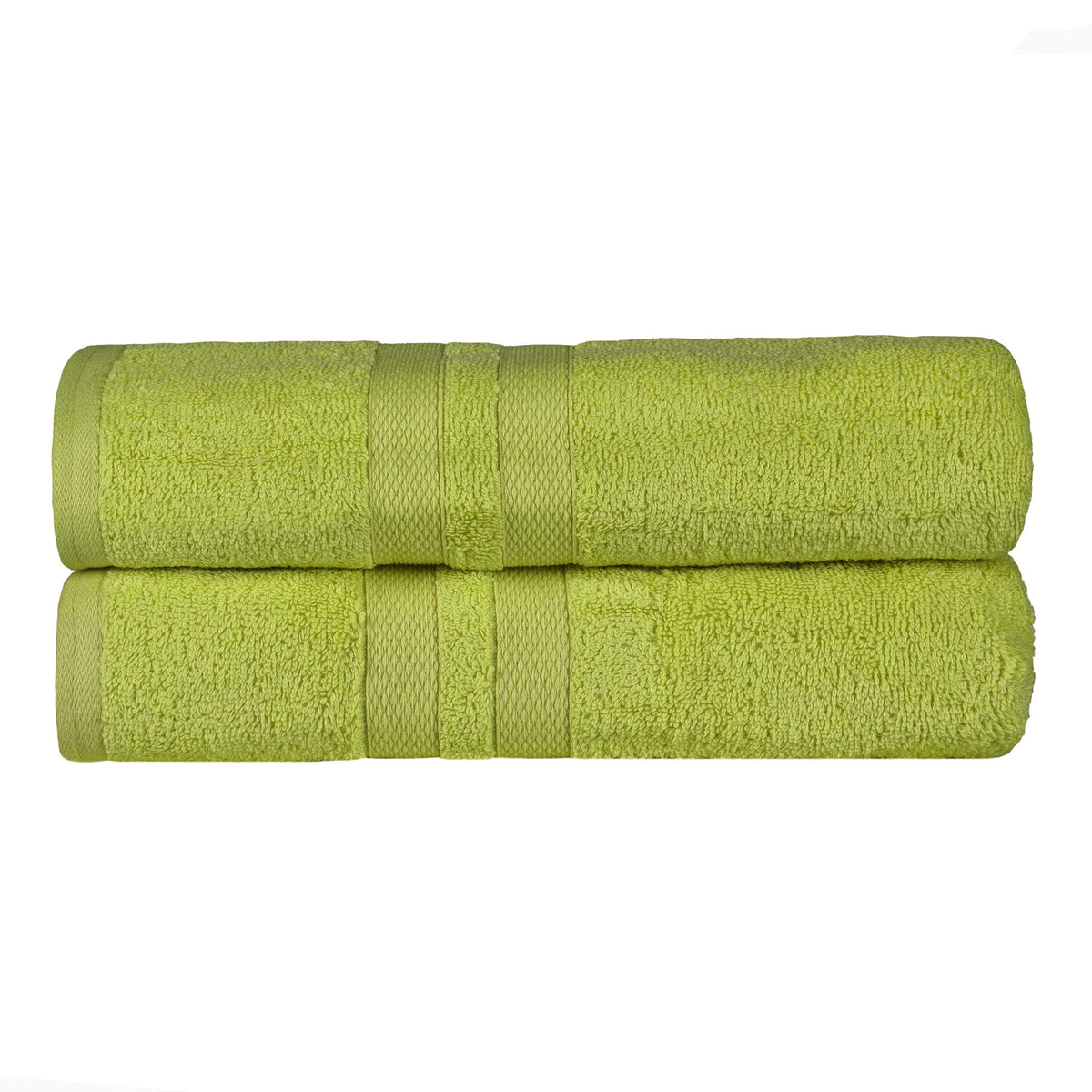 Ultra Soft Cotton Absorbent Solid Assorted 2 Piece Bath Sheet Set - Blue Nile Mills