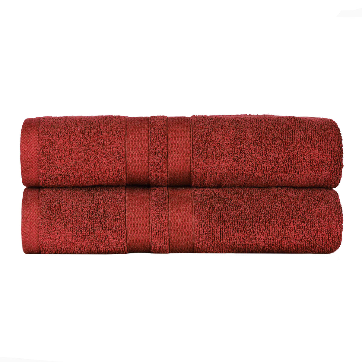 Ultra Soft Cotton Absorbent Solid Assorted 2 Piece Bath Sheet Set - Blue Nile Mills