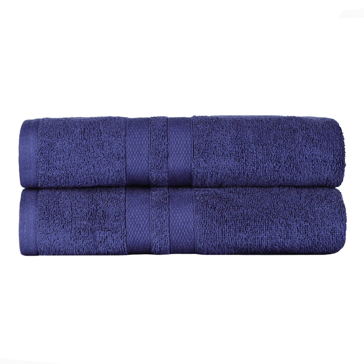 Ultra Soft Cotton Absorbent Solid Assorted 2 Piece Bath Sheet Set - Blue Nile Mills