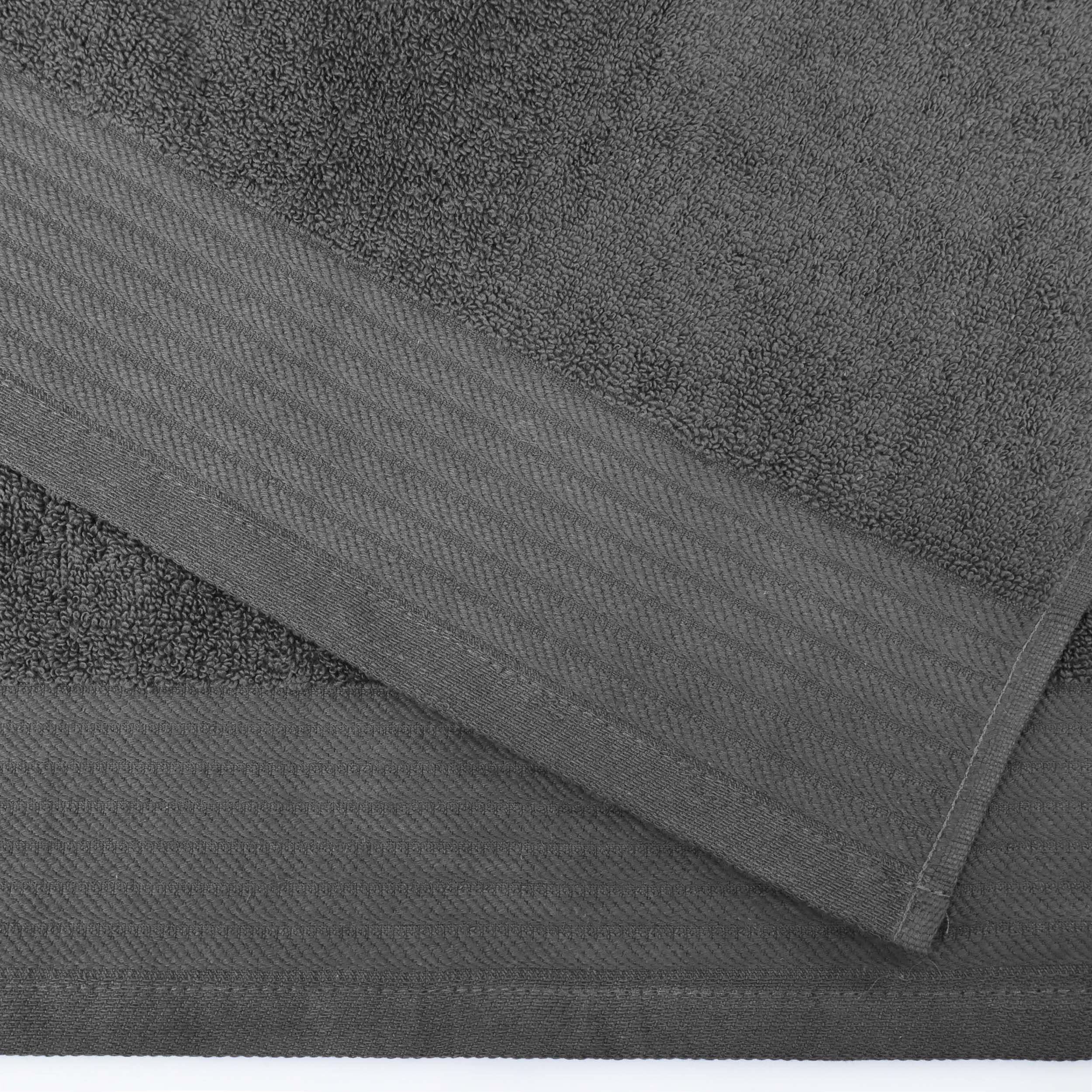 Turkish Cotton 8 Piece Jacquard Herringbone and Solid Towel Set - Blue Nile Mills