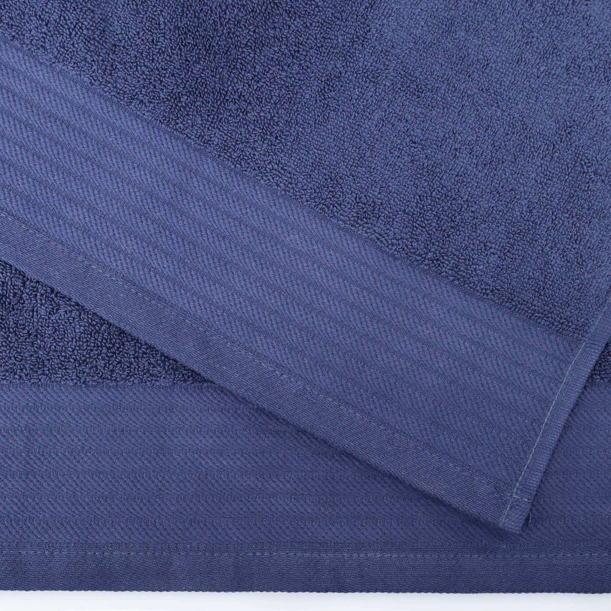 Turkish Cotton 8 Piece Jacquard Herringbone and Solid Towel Set - Blue Nile Mills