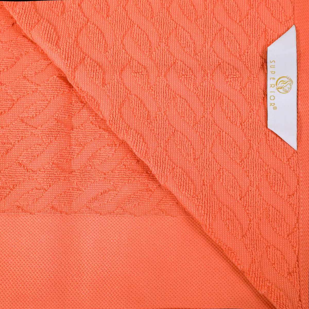 Turkish Cotton 8 Piece Jacquard Herringbone and Solid Towel Set - Blue Nile Mills