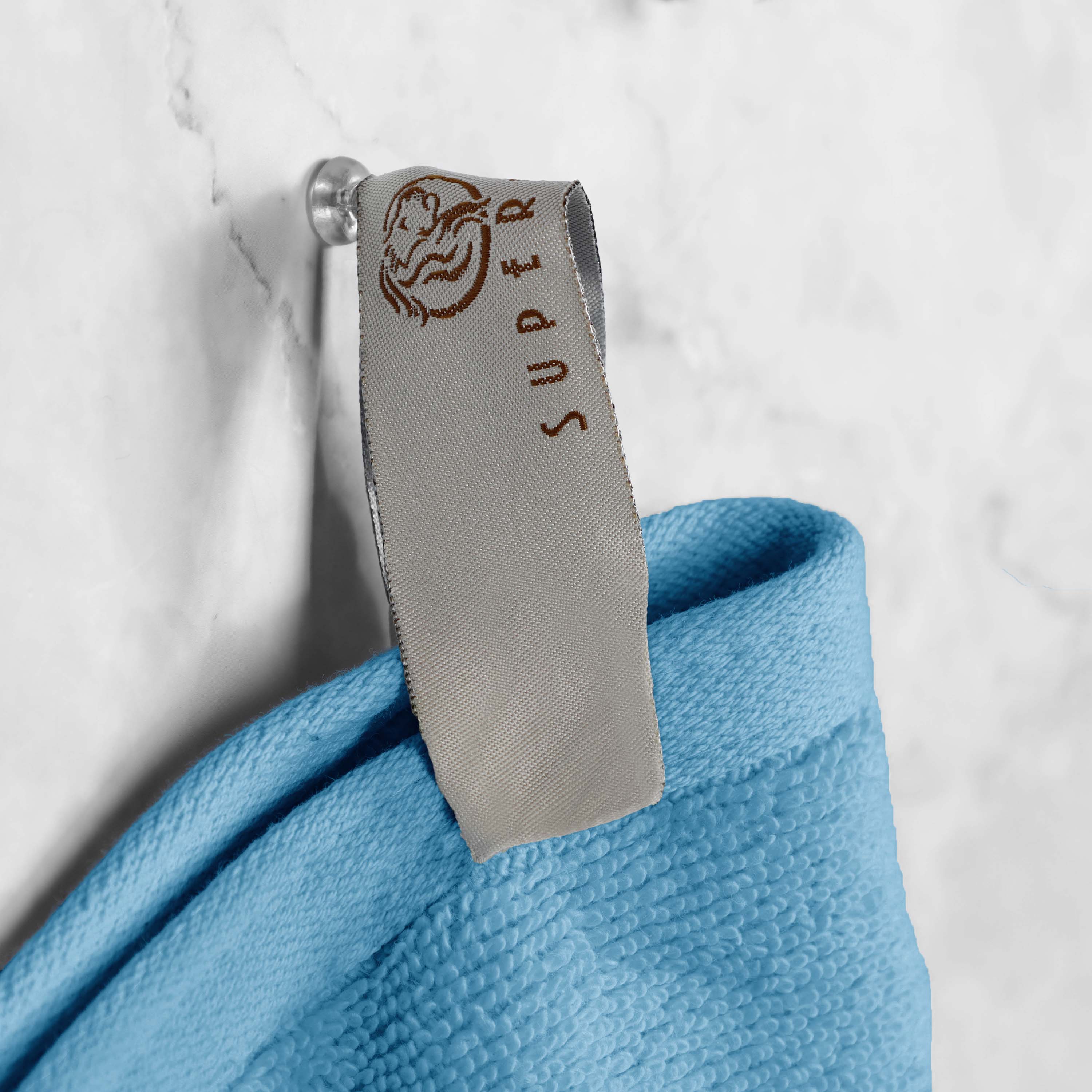 Ultra Soft Cotton Absorbent Solid Assorted 3 Piece Towel Set - Blue Nile Mills