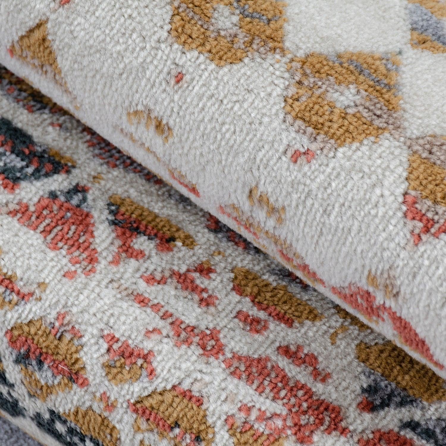 Numair Abstract Geometric Diamonds Indoor Area Rug or Runner Rug - Blue Nile Mills