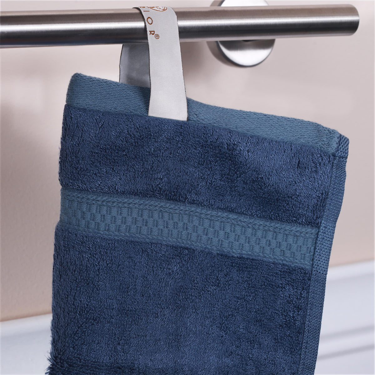 Ultra-Soft Rayon from Bamboo Cotton Blend 6 Piece Towel Set - Blue Nile Mills