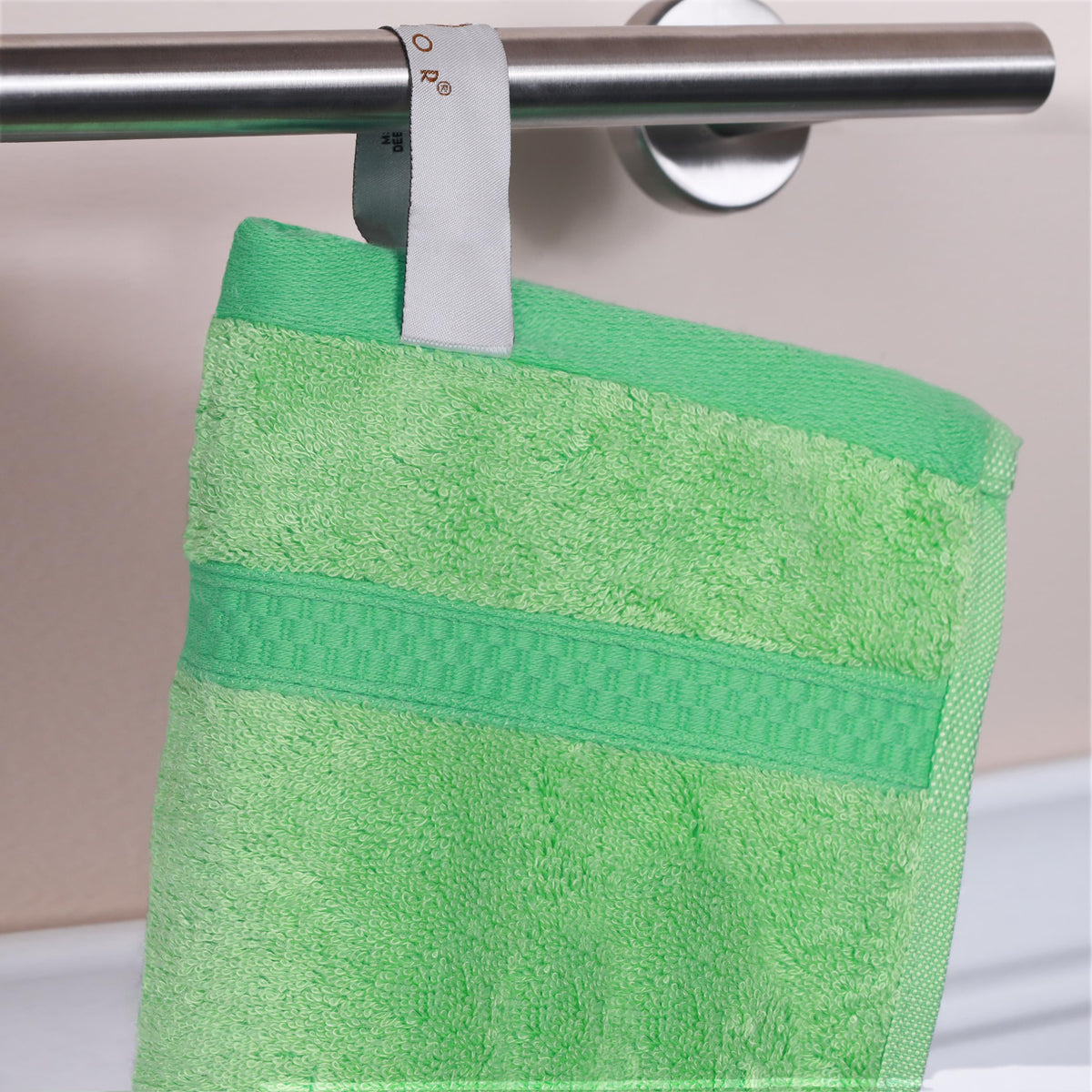 Ultra-Soft Rayon from Bamboo Cotton Blend Bath and Hand Towel Set - Blue Nile Mills