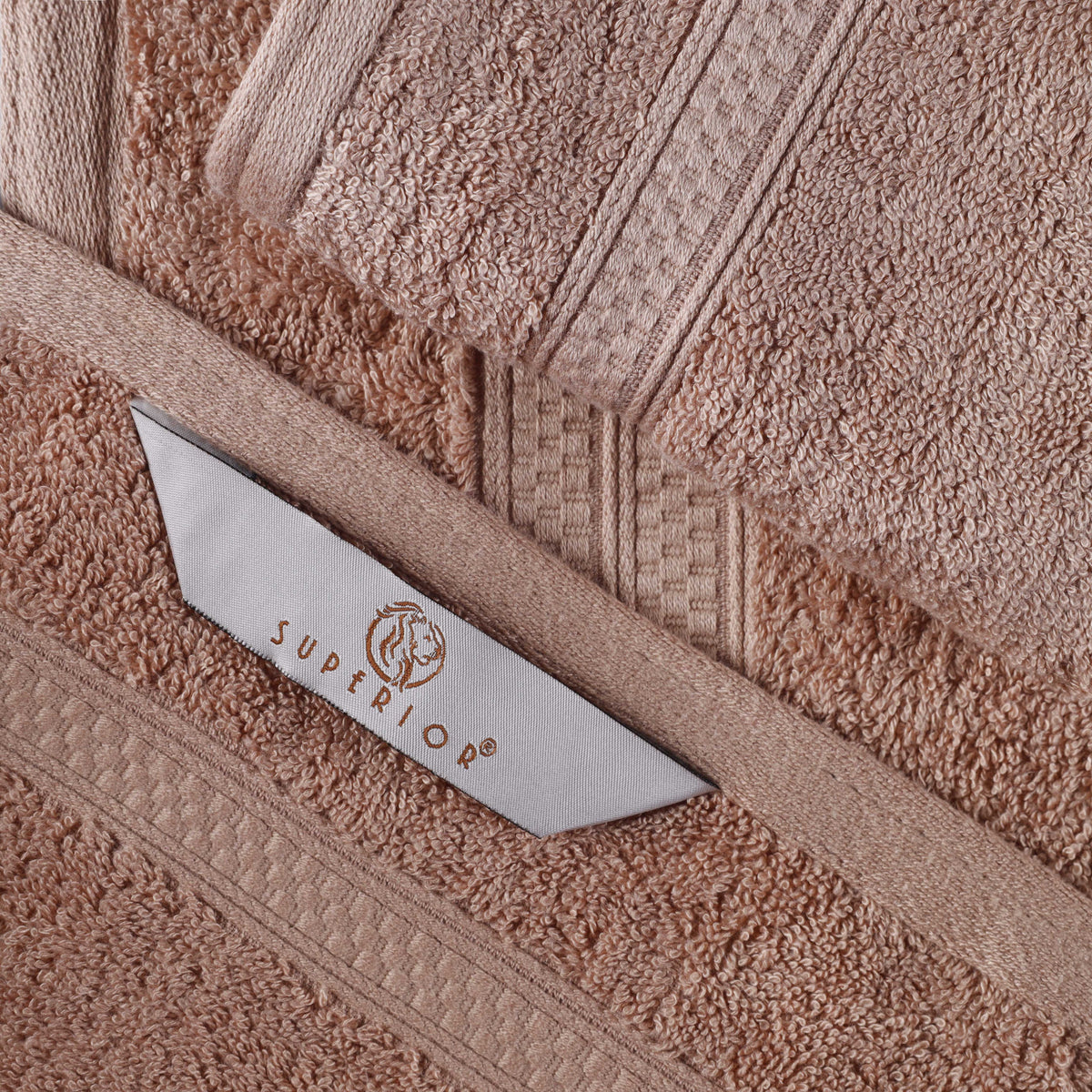 Ultra-Soft Rayon from Bamboo Cotton Blend Bath and Hand Towel Set - Blue Nile Mills