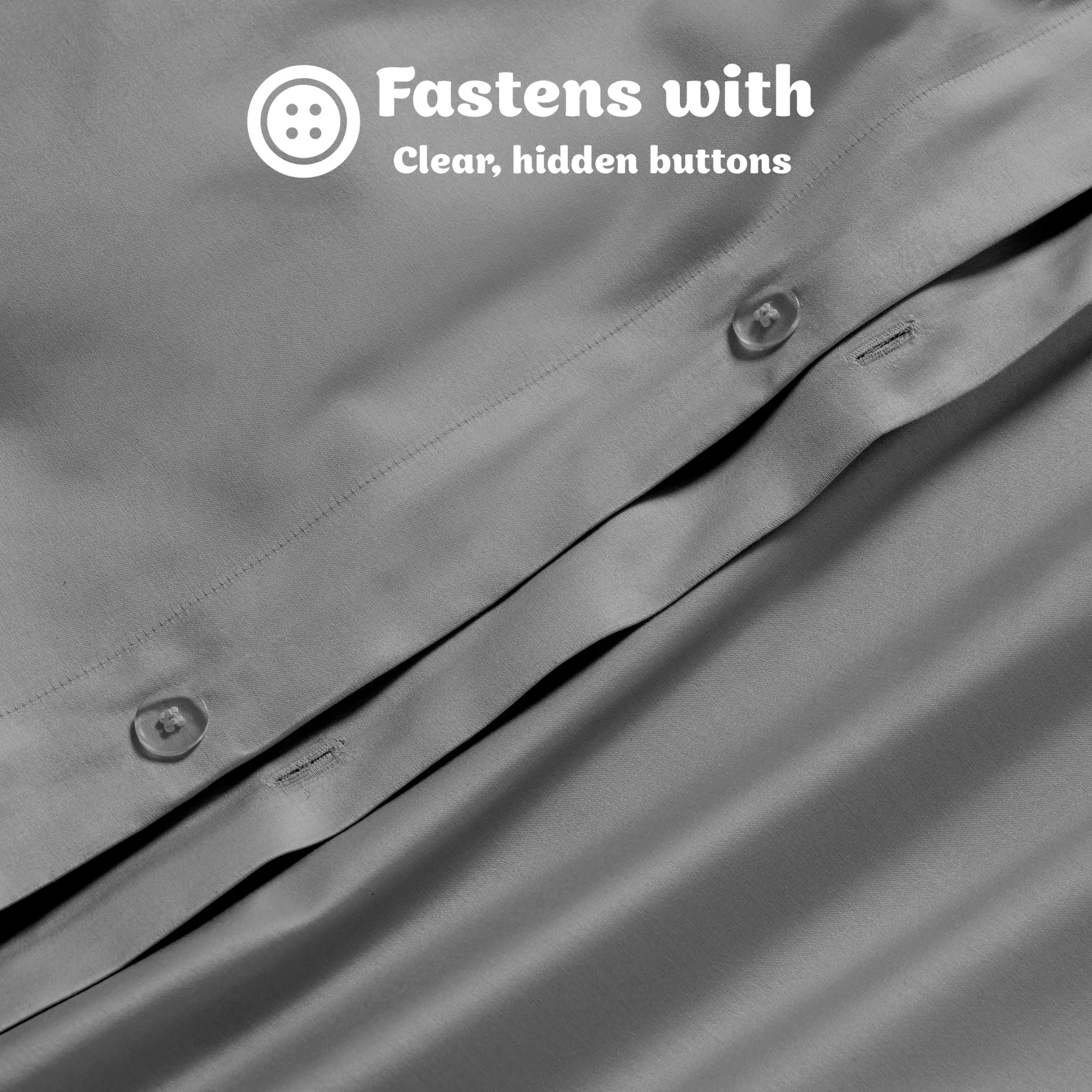 Egyptian Cotton 650 Thread Count Solid Duvet Cover Set - Blue Nile Mills