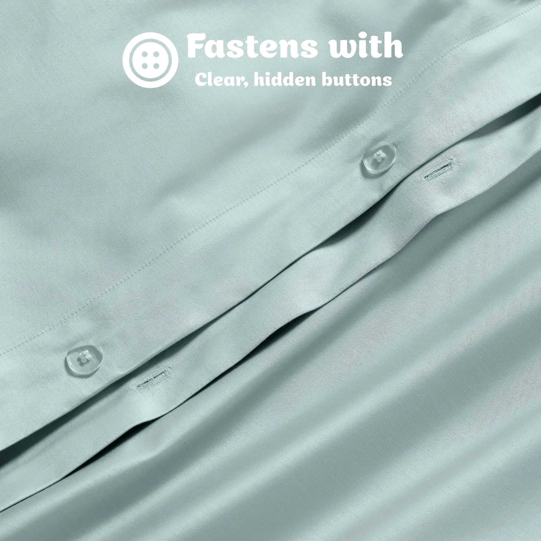 Egyptian Cotton 650 Thread Count Solid Duvet Cover Set - Blue Nile Mills