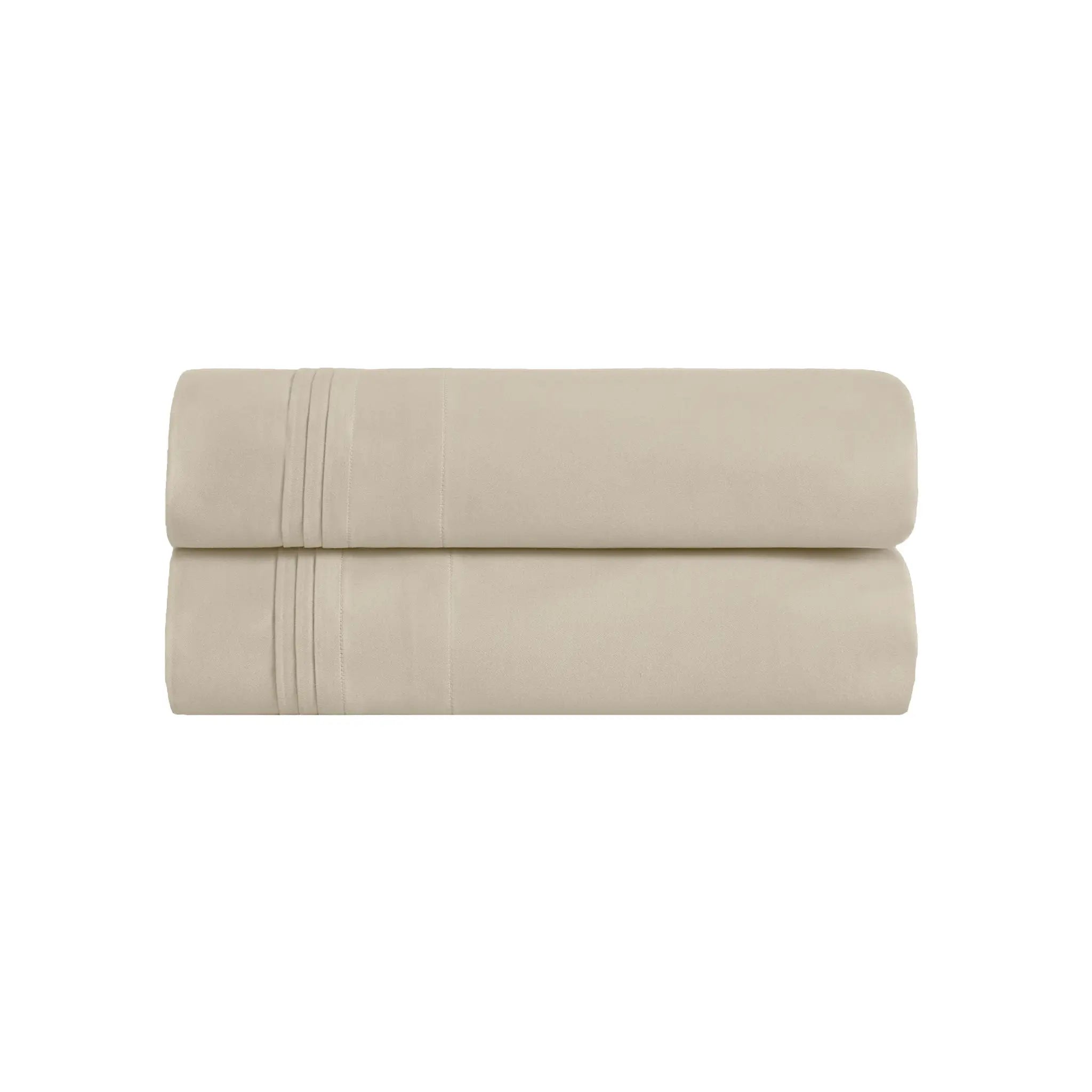 650 Thread Count Egyptian Cotton Solid Pillowcase Set - Blue Nile Mills
