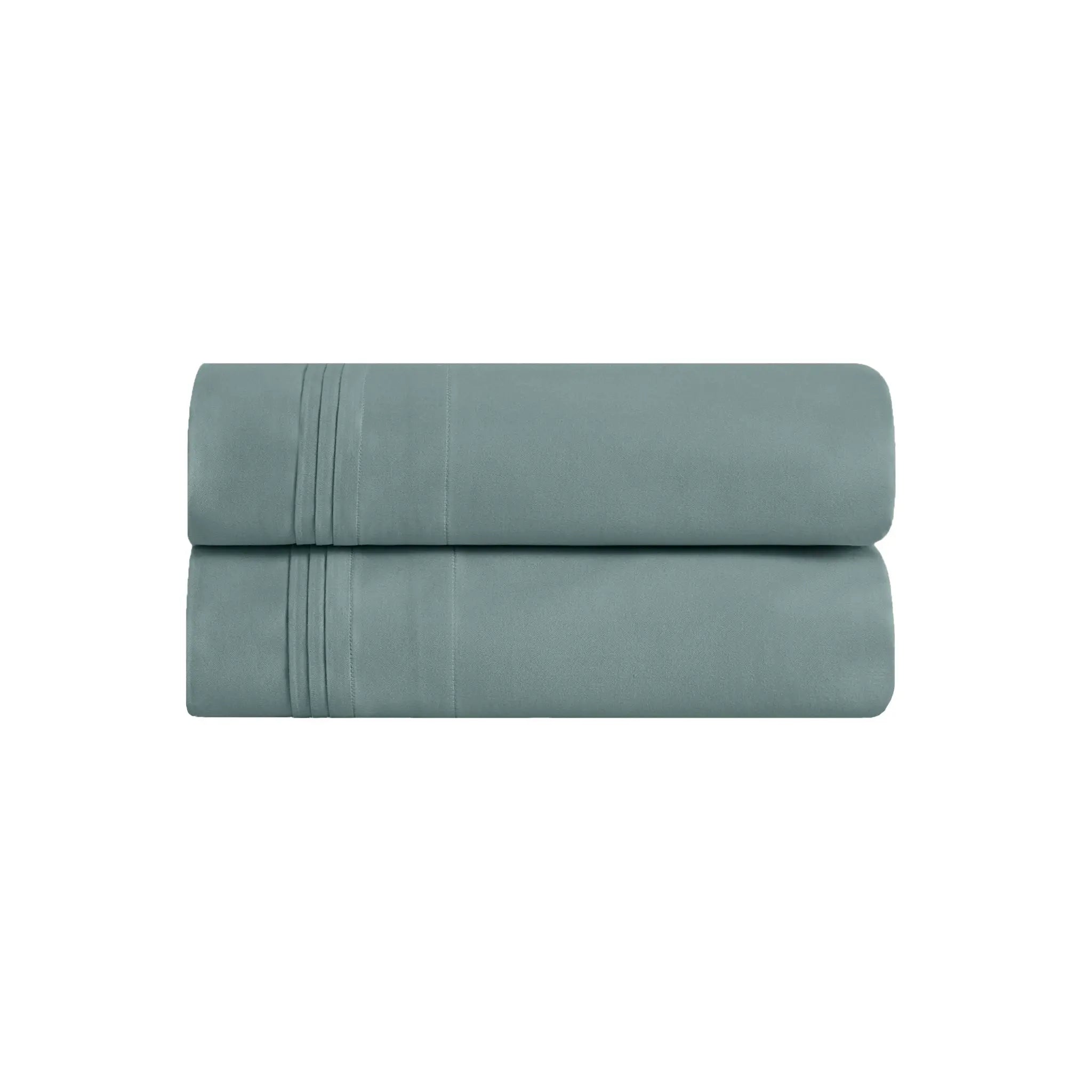 650 Thread Count Egyptian Cotton Solid Pillowcase Set - Blue Nile Mills