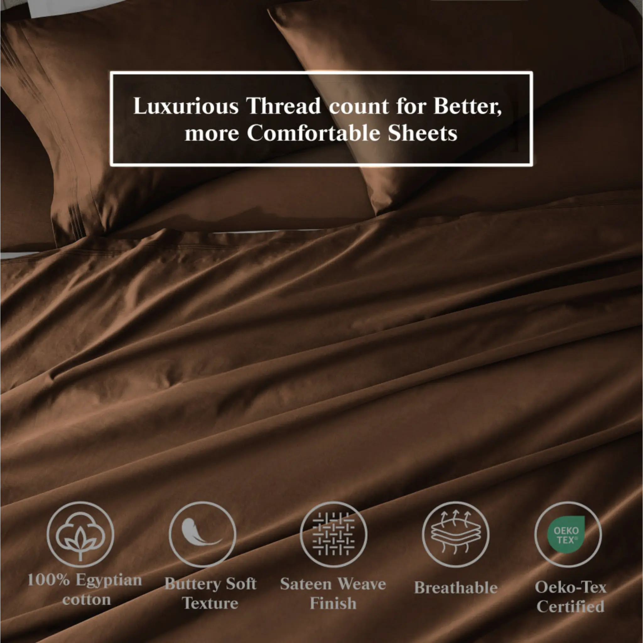 650 Thread Count Egyptian Cotton Solid Pillowcase Set - Blue Nile Mills