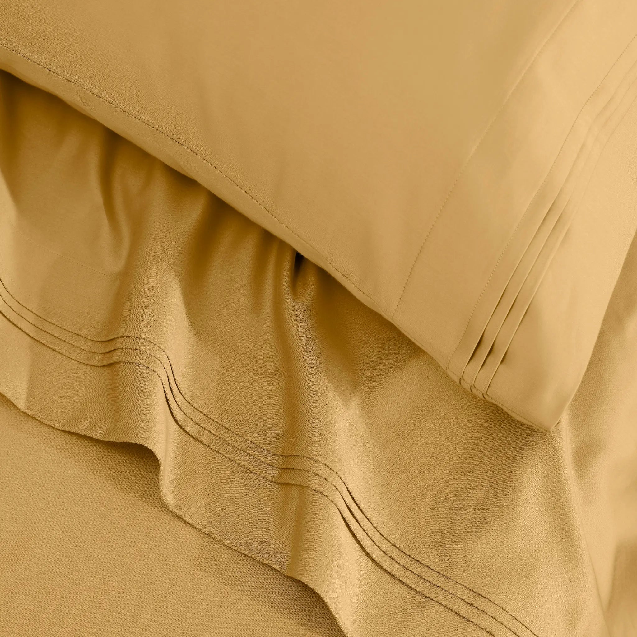 650 Thread Count Egyptian Cotton Solid Pillowcase Set - Blue Nile Mills