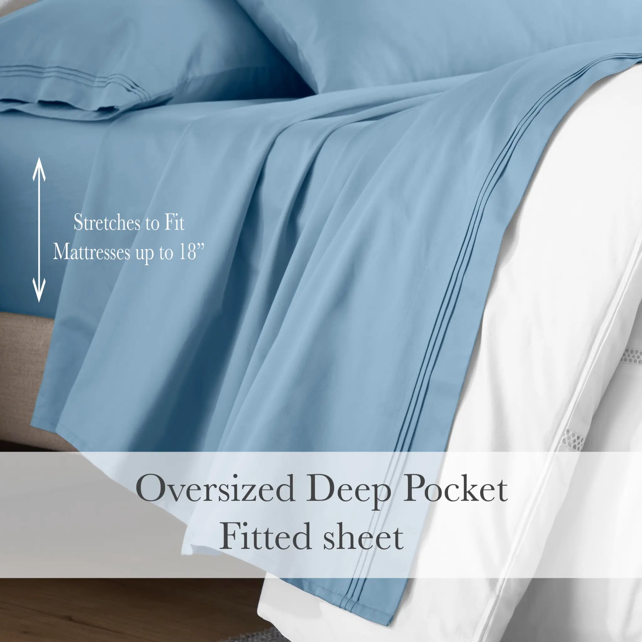 Egyptian Cotton Eco-Friendly 650 Thread Count Sheet Set - Blue Nile Mills