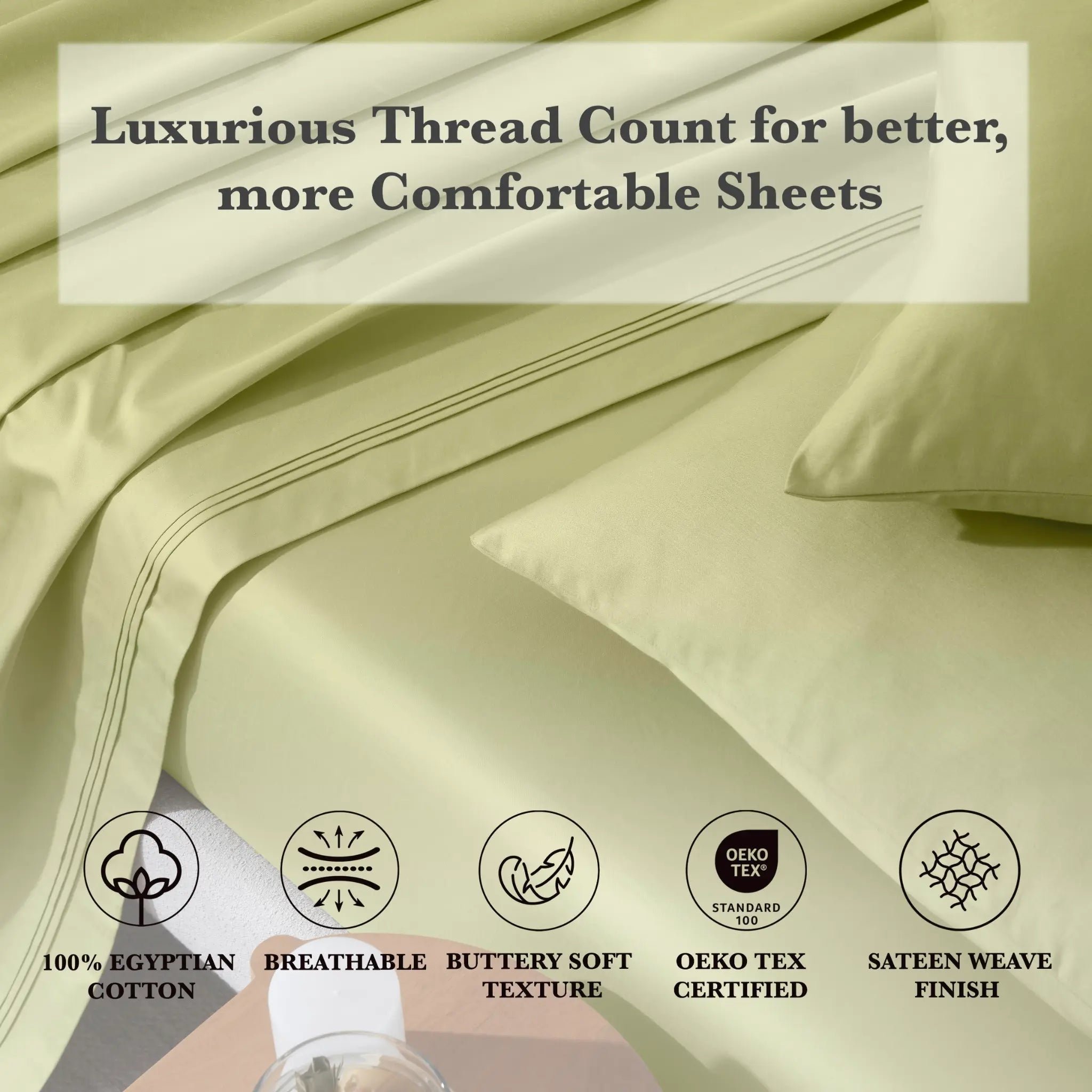 Egyptian Cotton Eco-Friendly 650 Thread Count Sheet Set - Blue Nile Mills