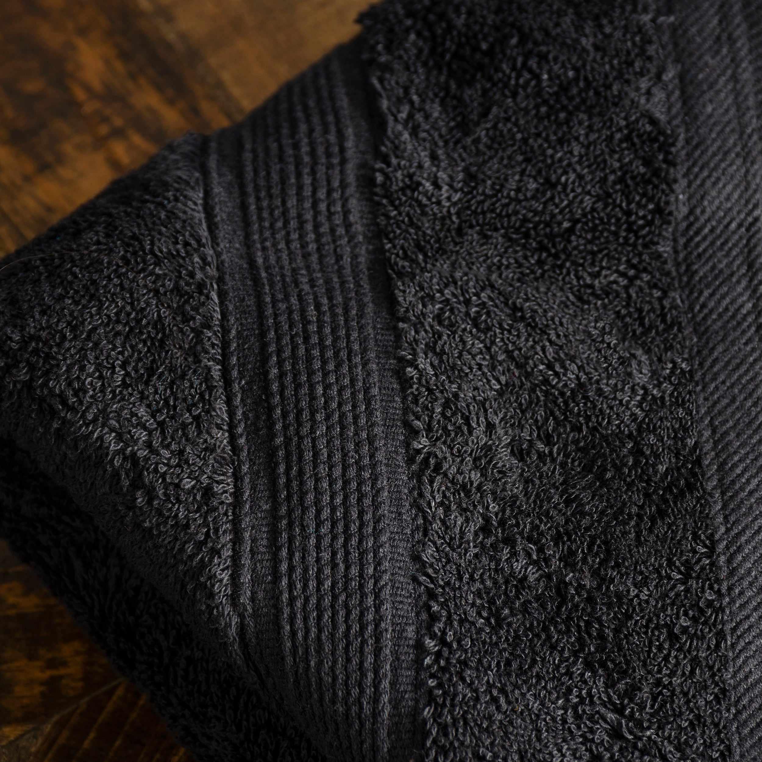 Organic Cotton Solid Plush Assorted 6 Piece Towel Set - Blue Nile Mills