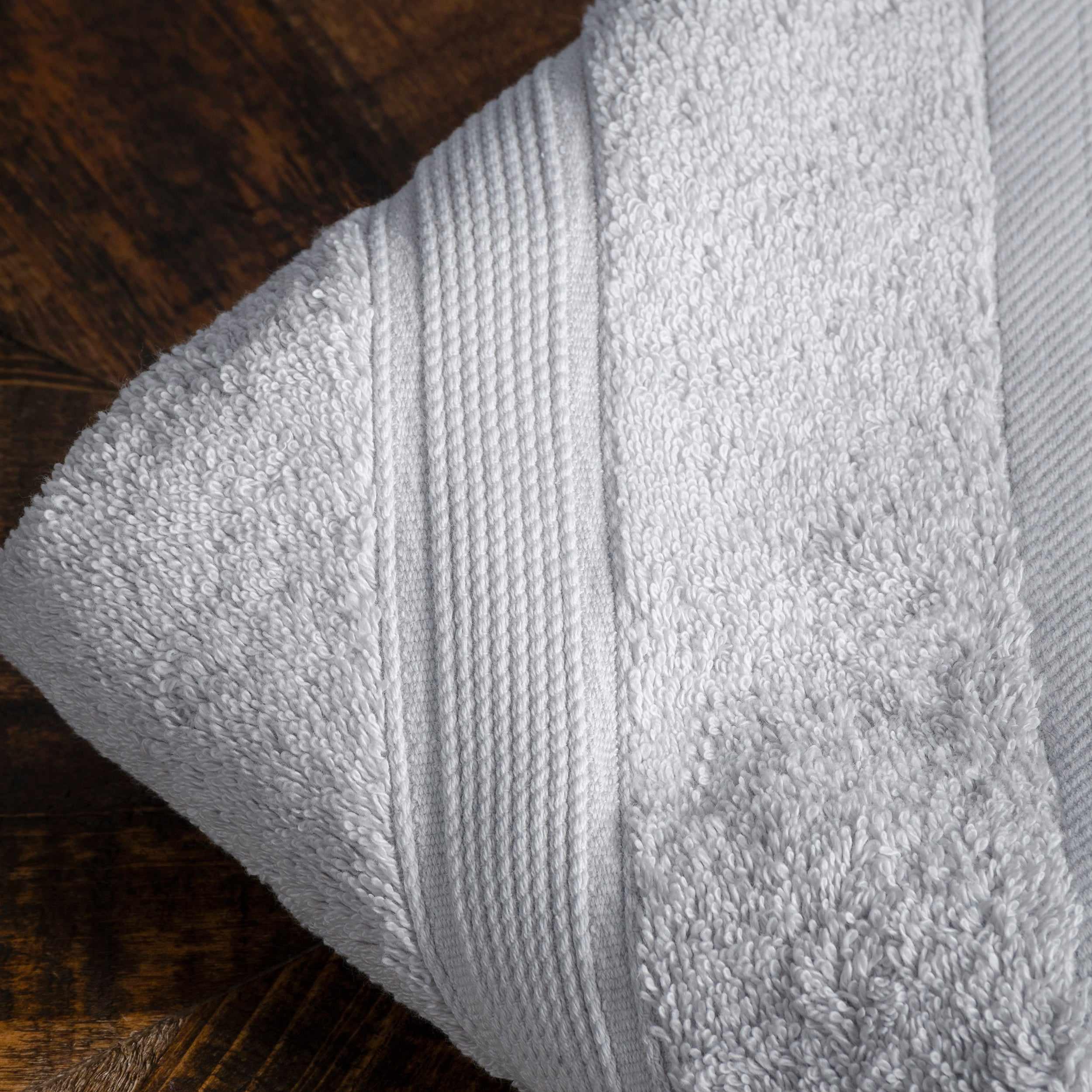 Organic Cotton Solid Plush Assorted 6 Piece Towel Set - Blue Nile Mills