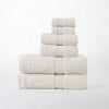 Organic Cotton Solid Plush Assorted 6 Piece Towel Set - Blue Nile Mills