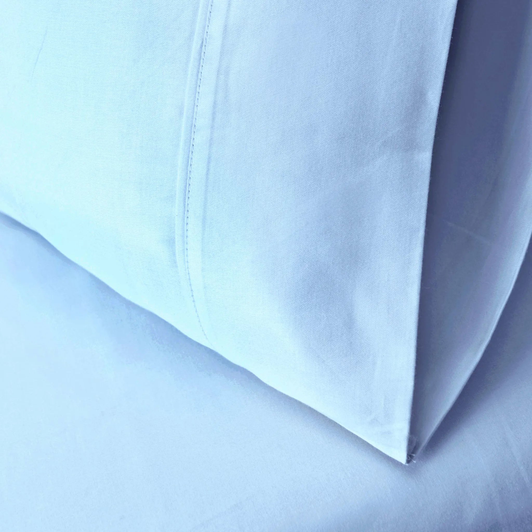 700 Thread Count Egyptian Cotton Solid Pillowcase Set - Blue Nile Mills