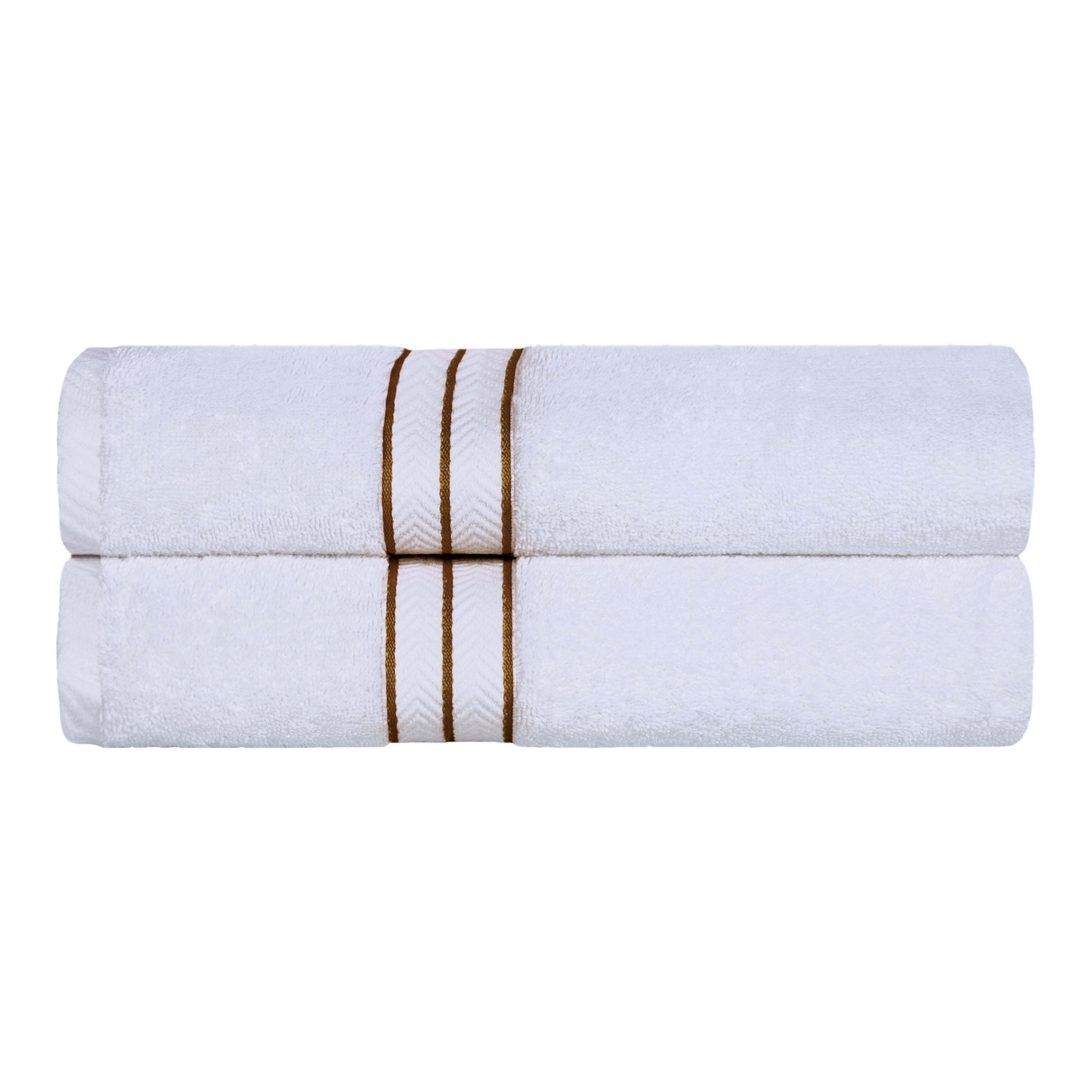 Turkish Cotton Ultra Plush Solid Absorbent 2 Piece Bath Towel Set - Blue Nile Mills