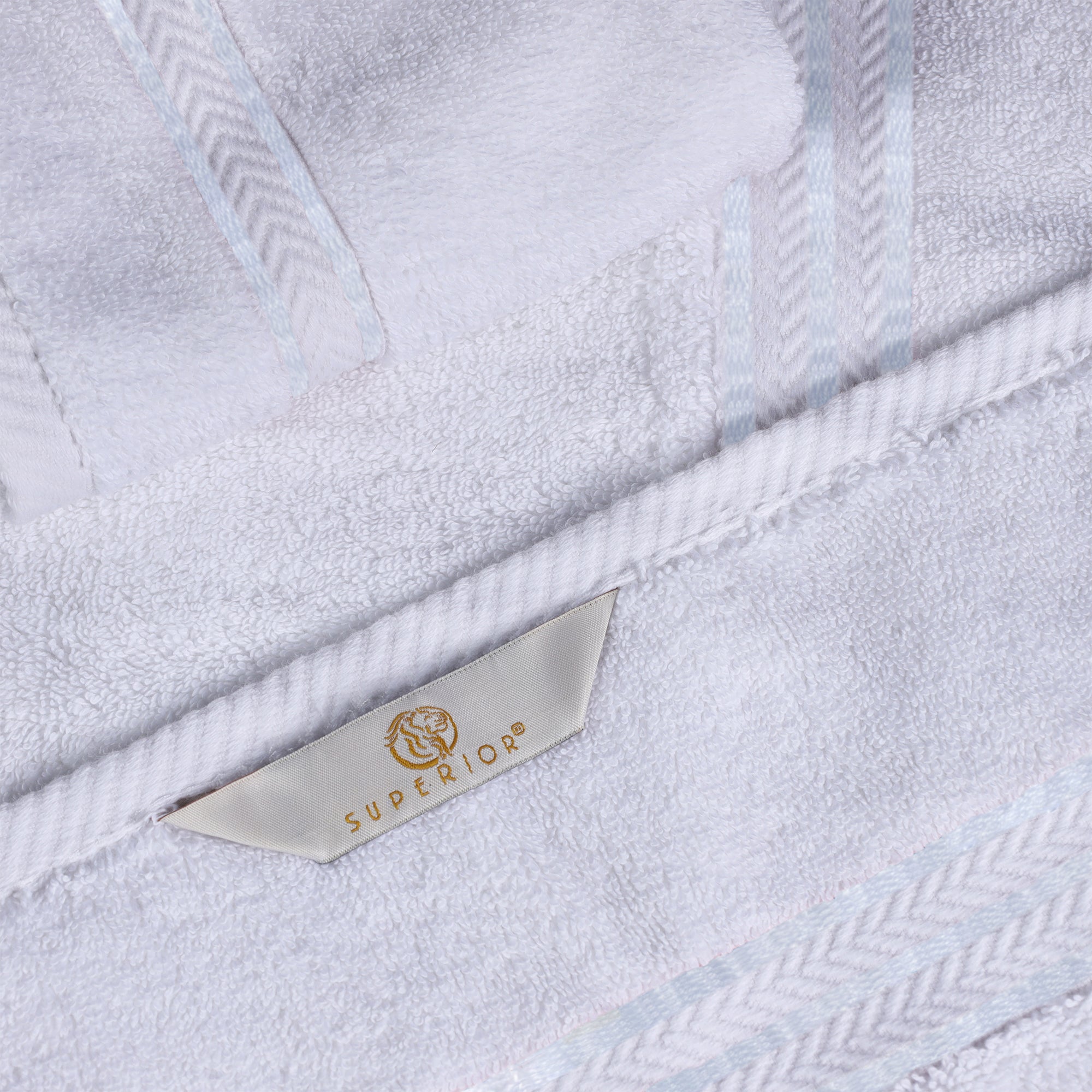 Turkish Cotton Ultra Plush Solid Absorbent 2 Piece Bath Towel Set - Blue Nile Mills