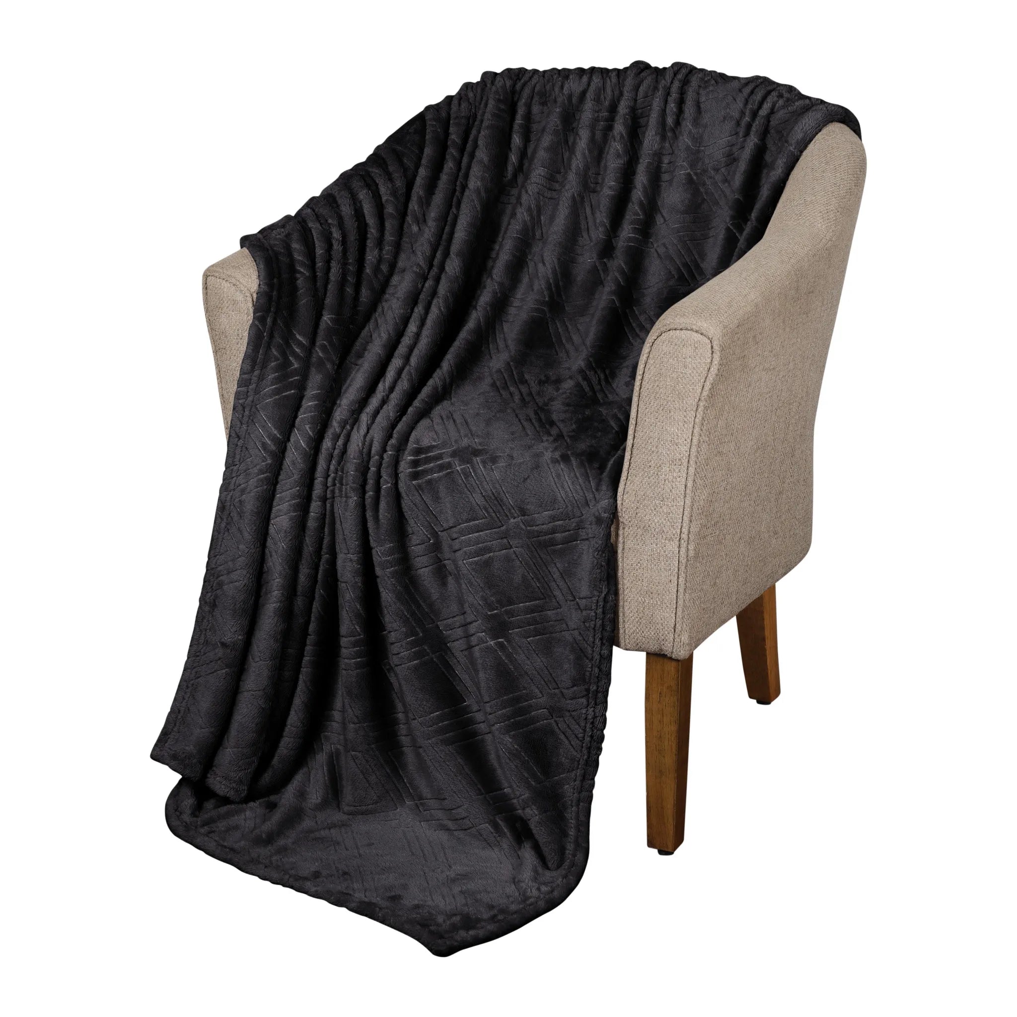 Alaska Diamond Plush Fleece Ultra-Soft Blanket