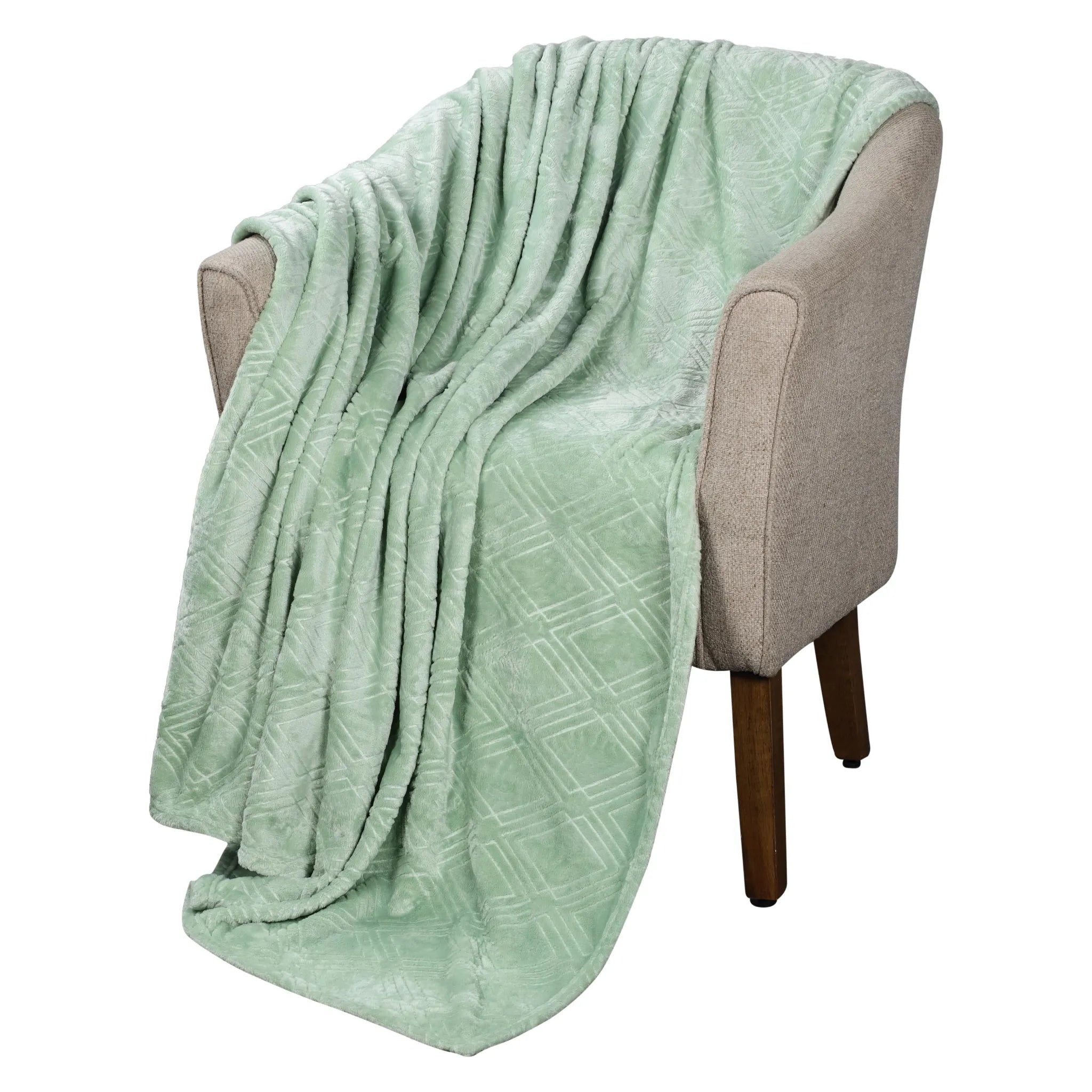 Alaska Diamond Plush Fleece Ultra-Soft Blanket