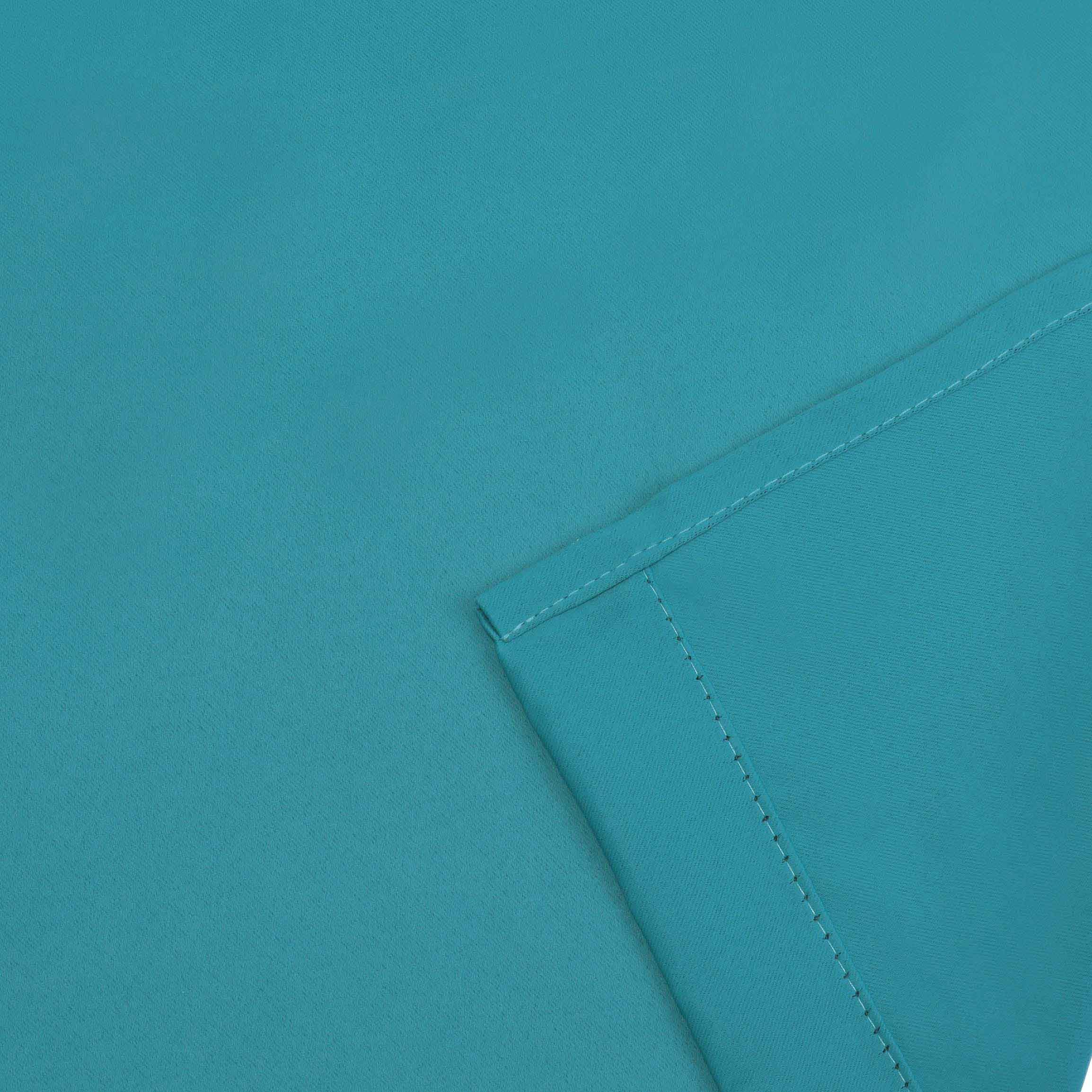 Solid Classic Modern Grommet Blackout Curtain Set - Blue Nile Mills