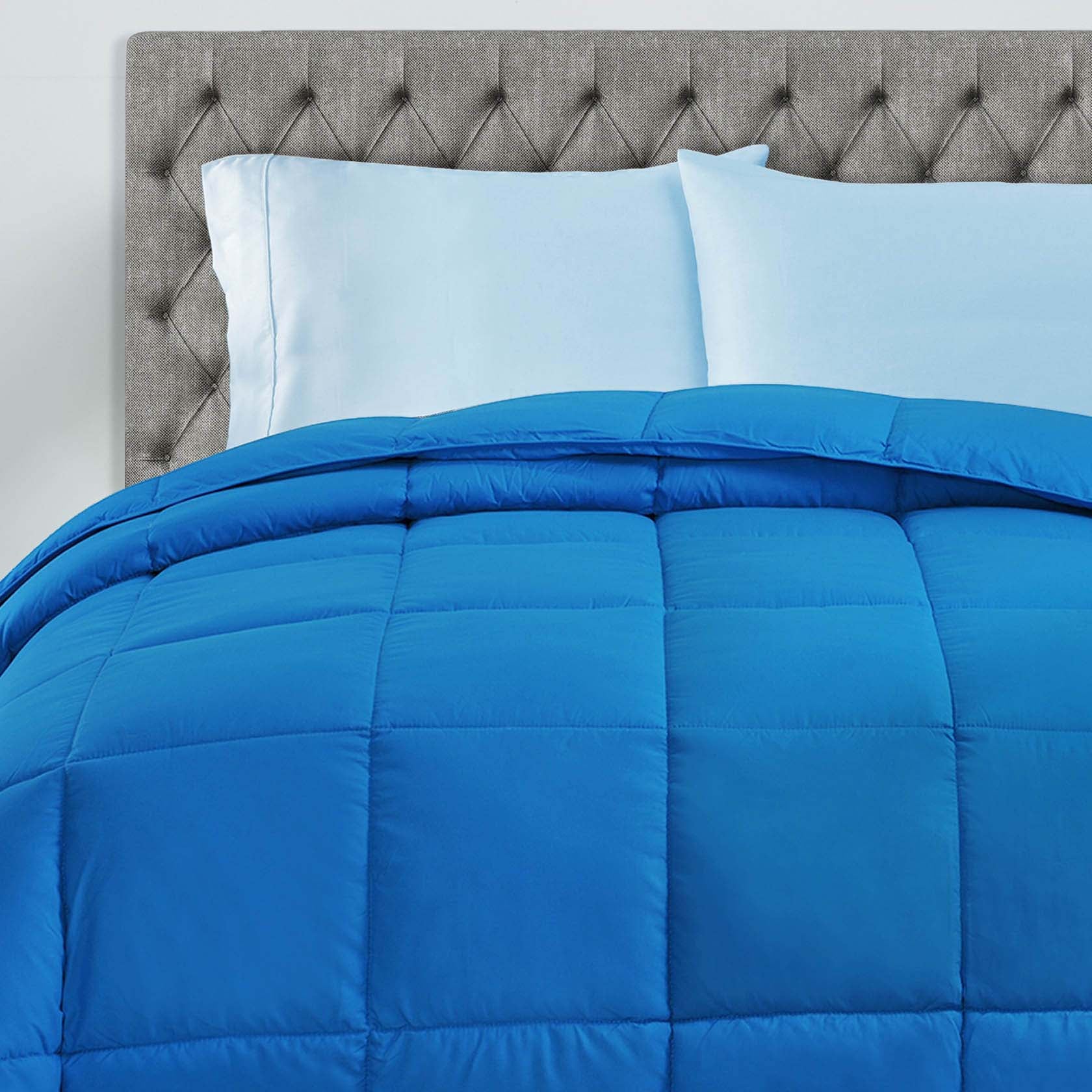Classic All-Season Reversible Down Alternative Comforter - Blue Nile Mills