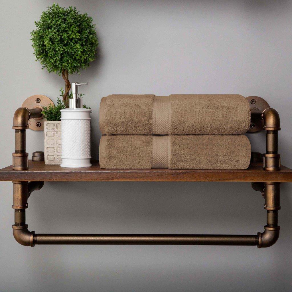 Madison Egyptian Cotton Pile 2 Piece Bath Towel Set - Blue Nile Mills