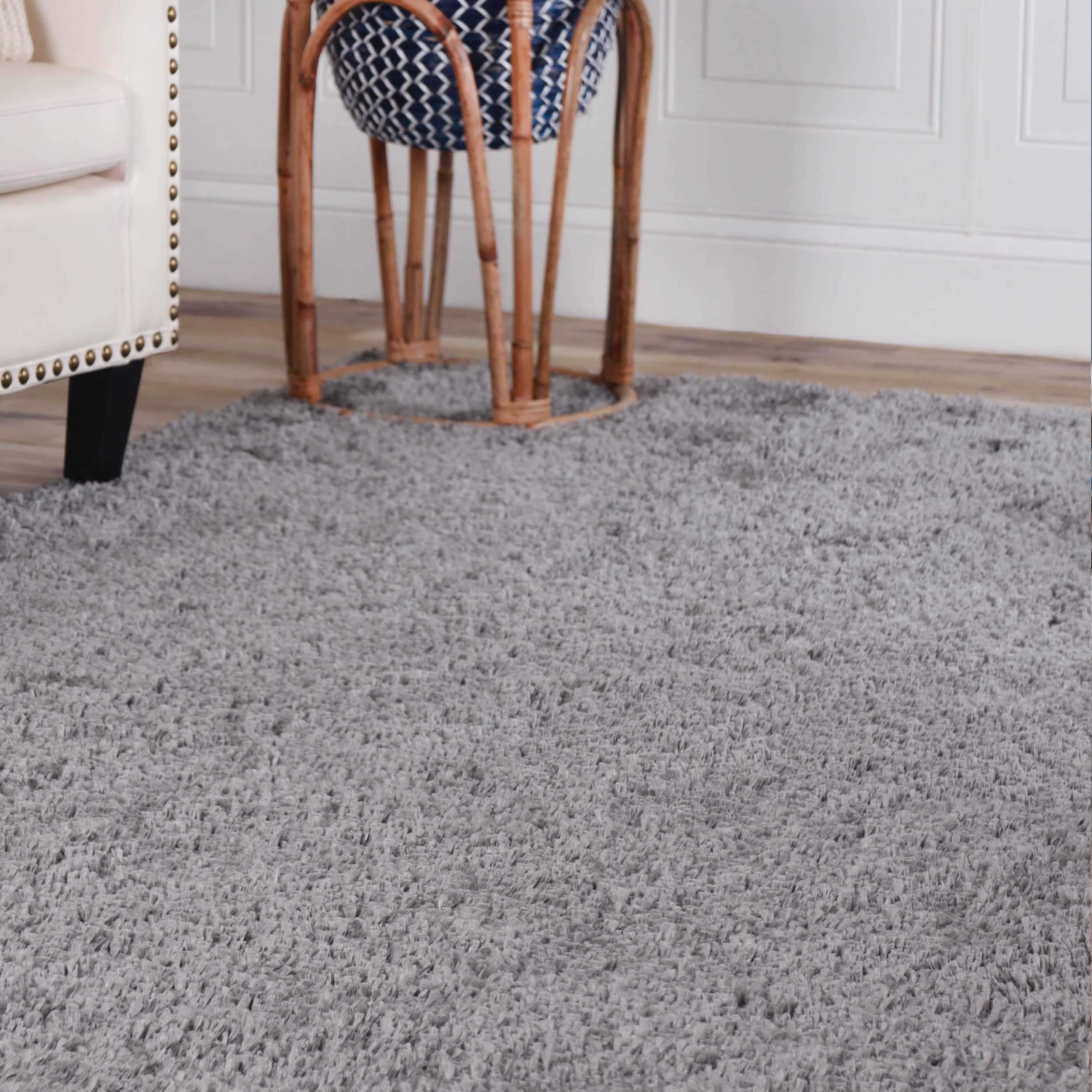 Berlin Solid Indoor Plush Shag Runner or Area Rug or Runner Rug - Blue Nile Mills