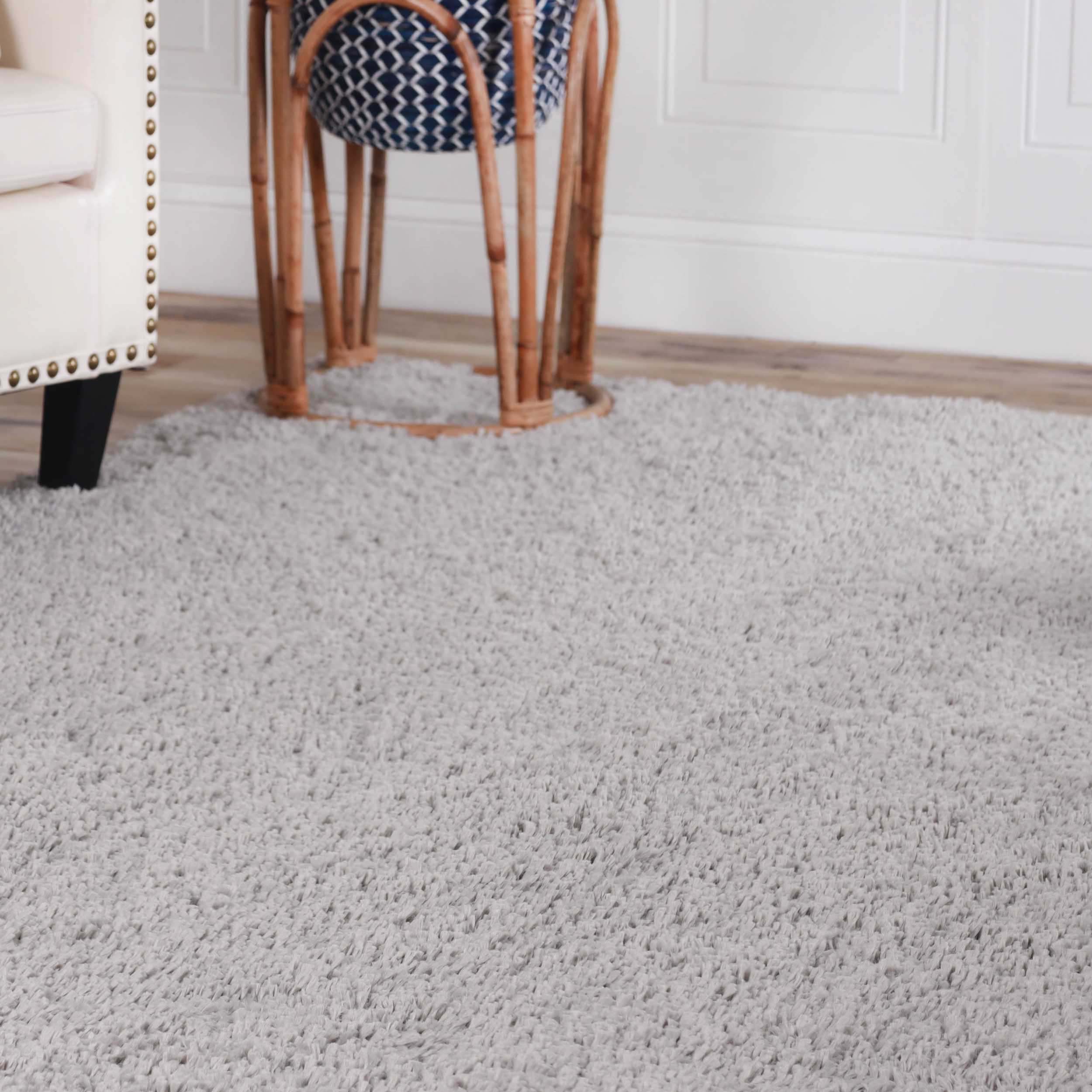 Berlin Solid Indoor Plush Shag Runner or Area Rug or Runner Rug - Blue Nile Mills