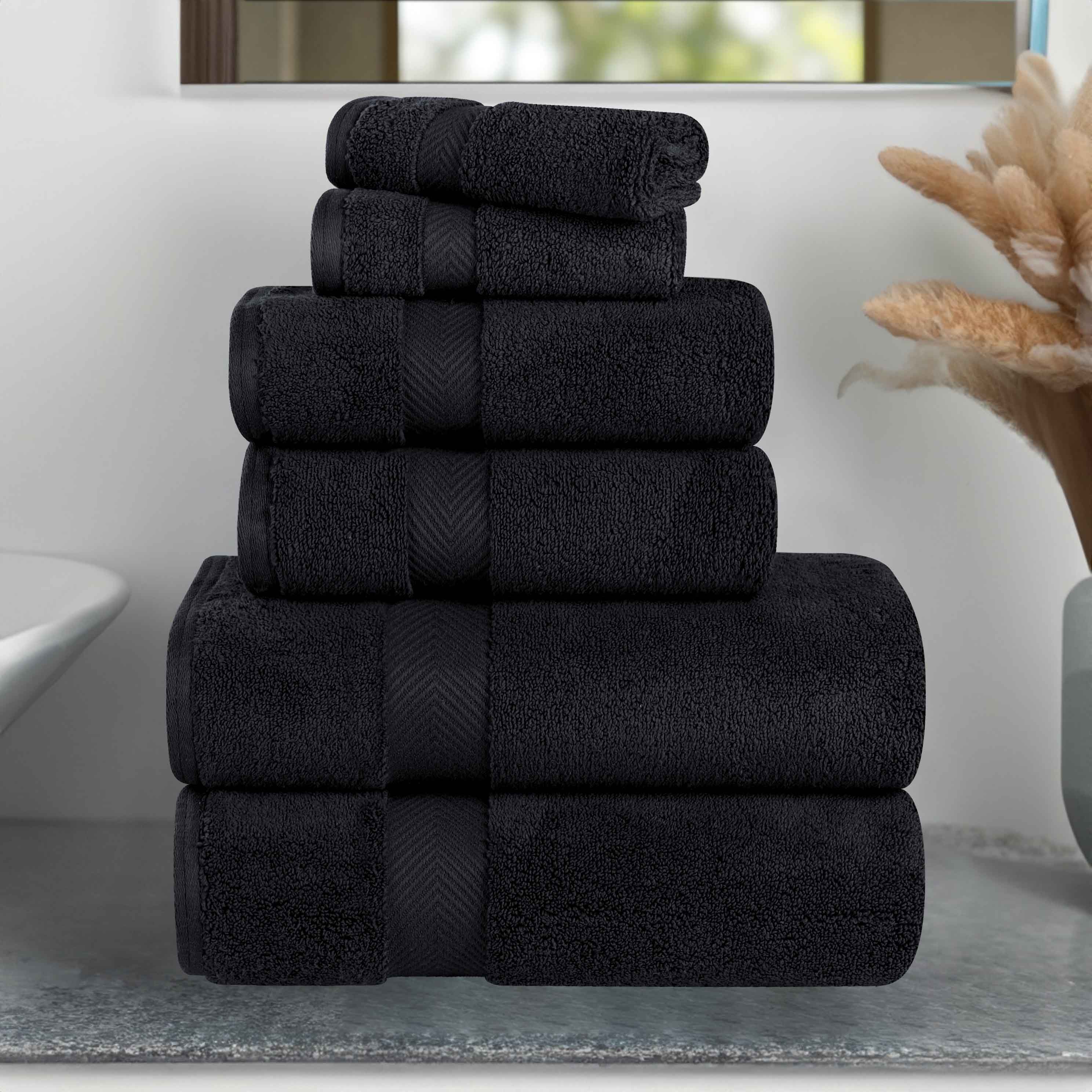 Zurich Cotton Zero Twist 6 Piece Towel Set - Blue Nile Mills