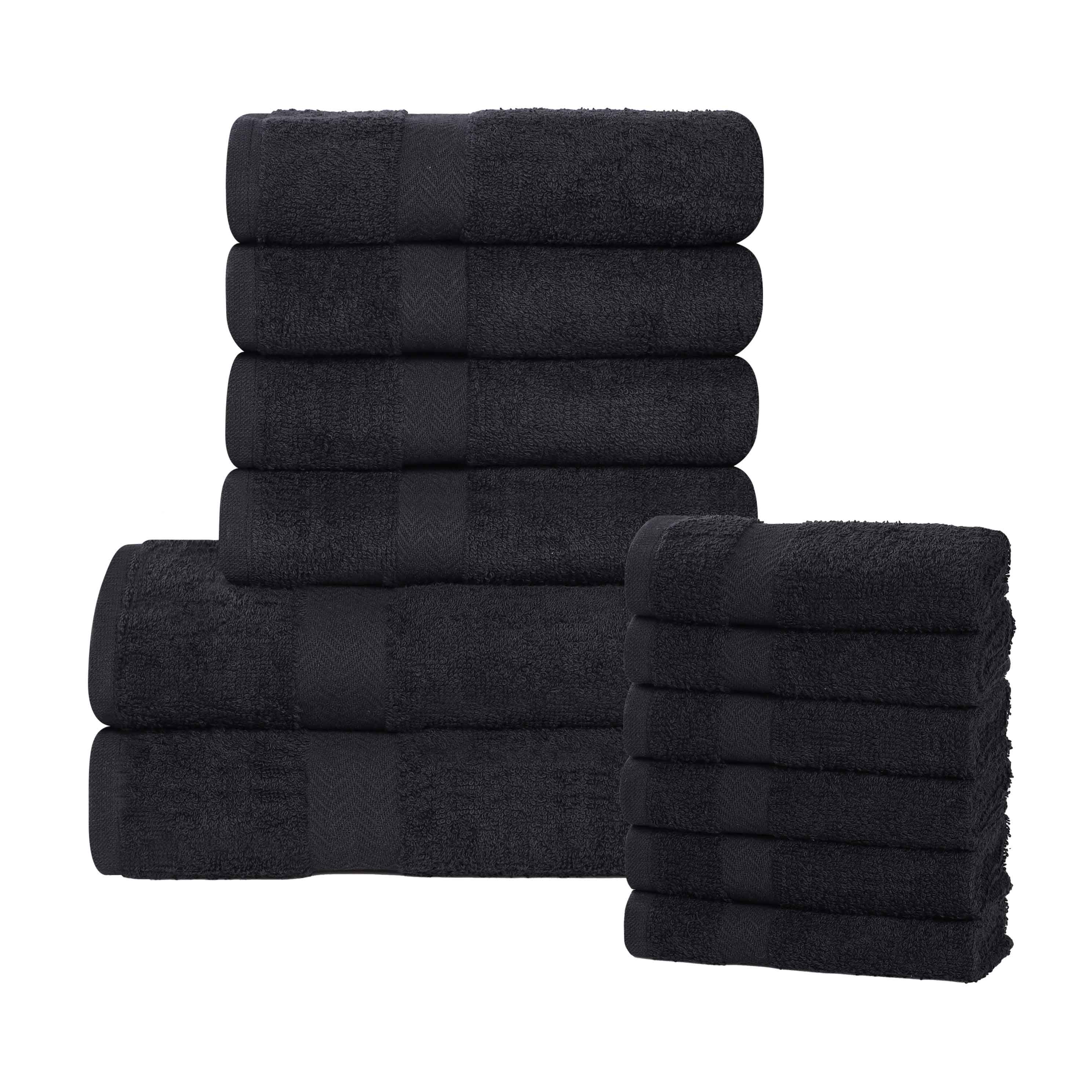 Franklin Cotton Eco Friendly 12 Piece Towel Set - Blue Nile Mills