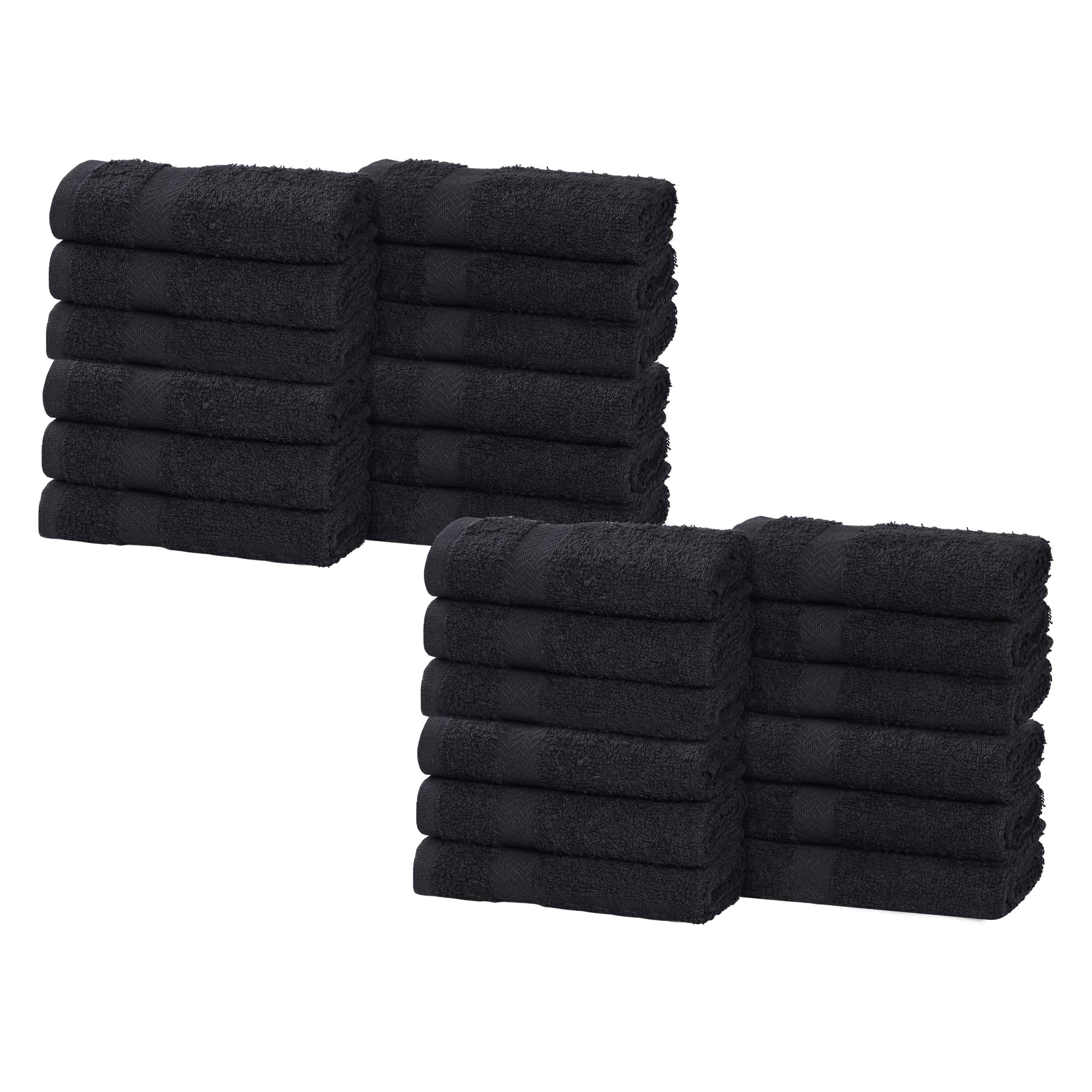 Franklin Cotton Eco Friendly 24 Piece Face Towel Set - Blue Nile Mills