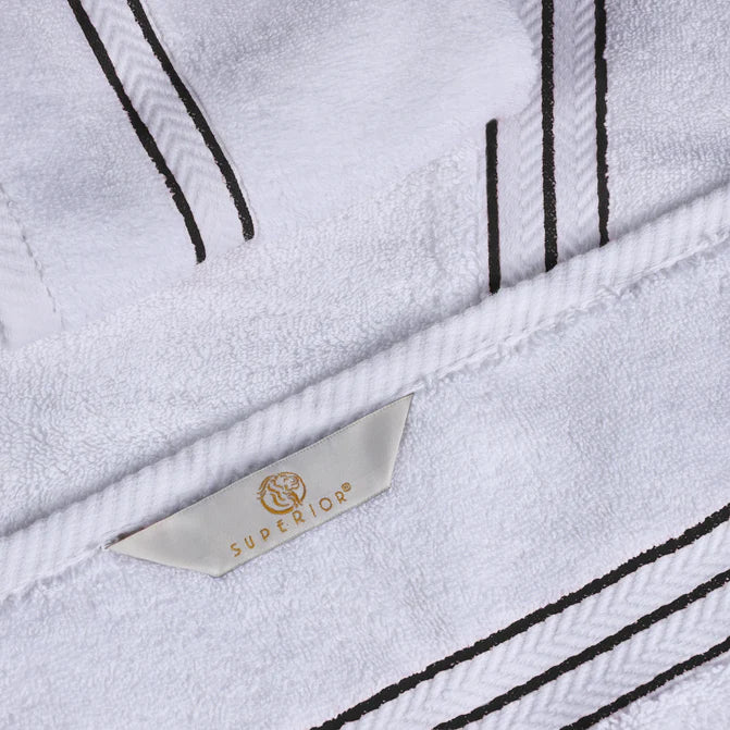 Turkish Cotton Ultra-Plush Solid 2-Piece Highly Absorbent Bath Sheet Set - Blue Nile Mills