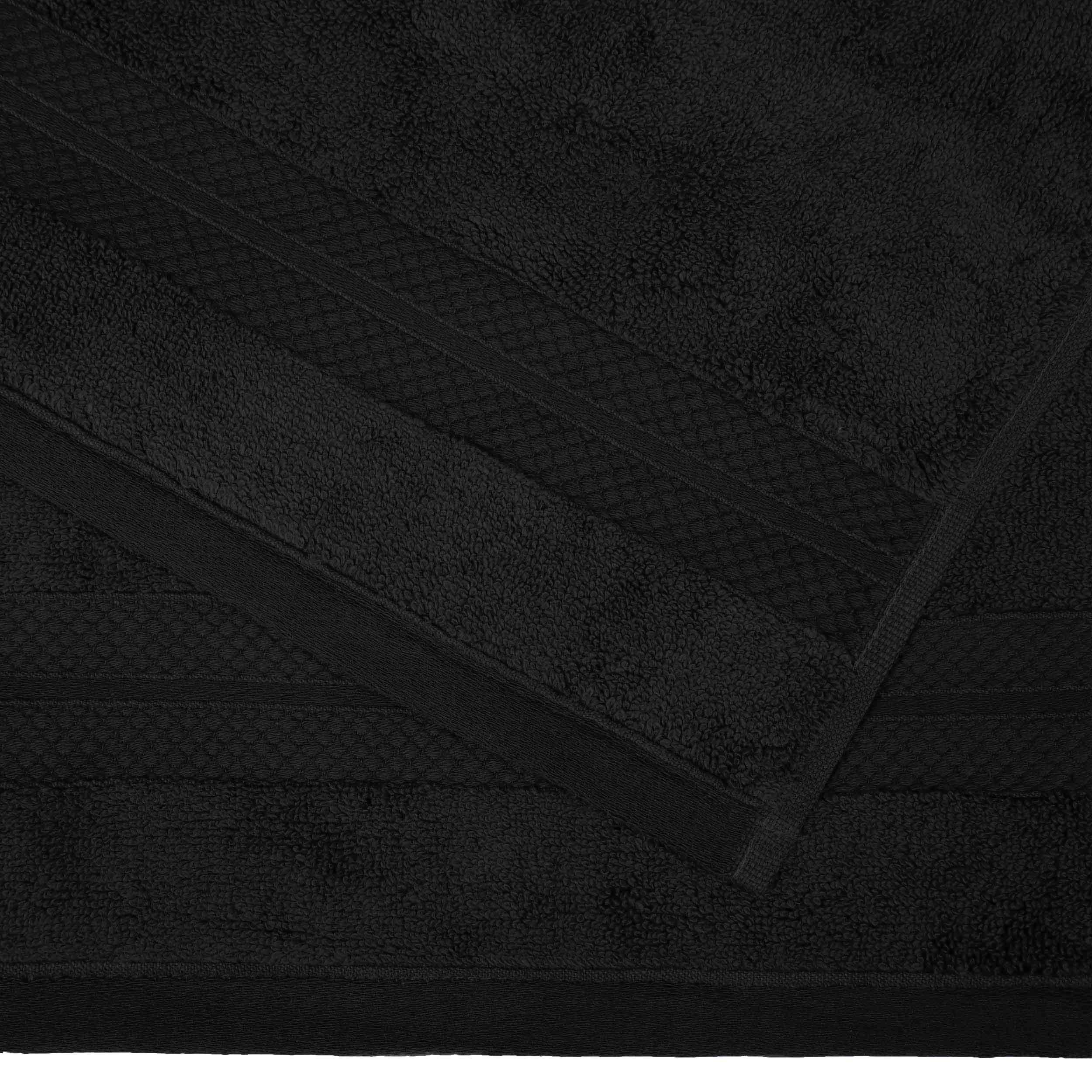 Turkish Cotton Absorbent Ultra-Plush Solid 6 Piece Hand Towel Set - Blue Nile Mills