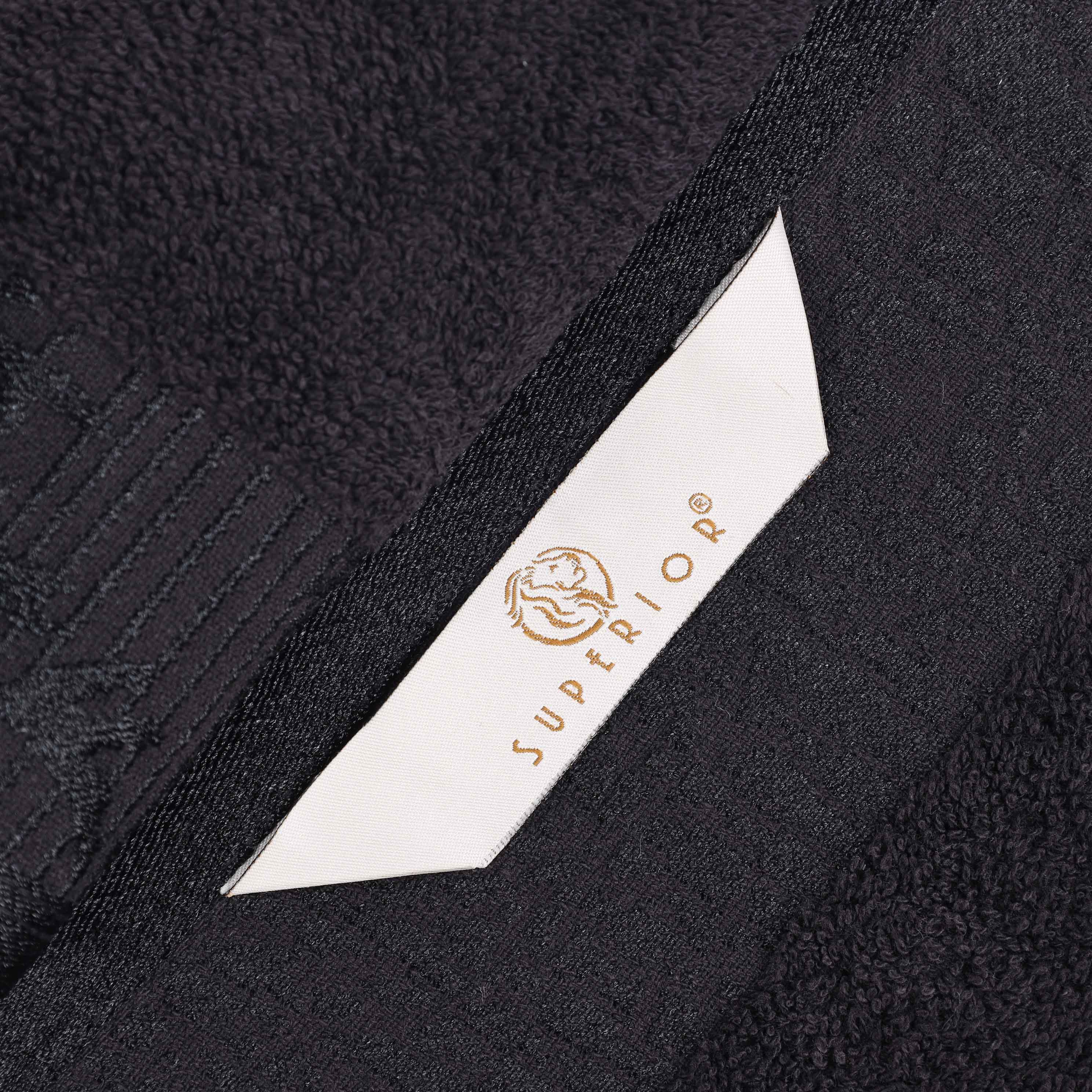 Wisteria Cotton Floral Embroidered Jacquard Border 8-Piece Towel Set - Blue Nile Mills