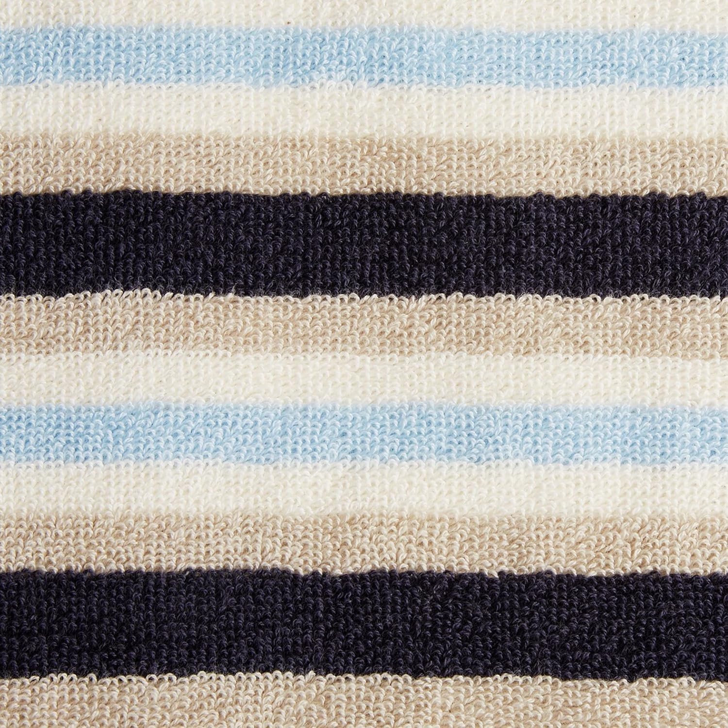 Cotton Stripe 2 Piece Bath Sheet Set - Blue Nile Mills