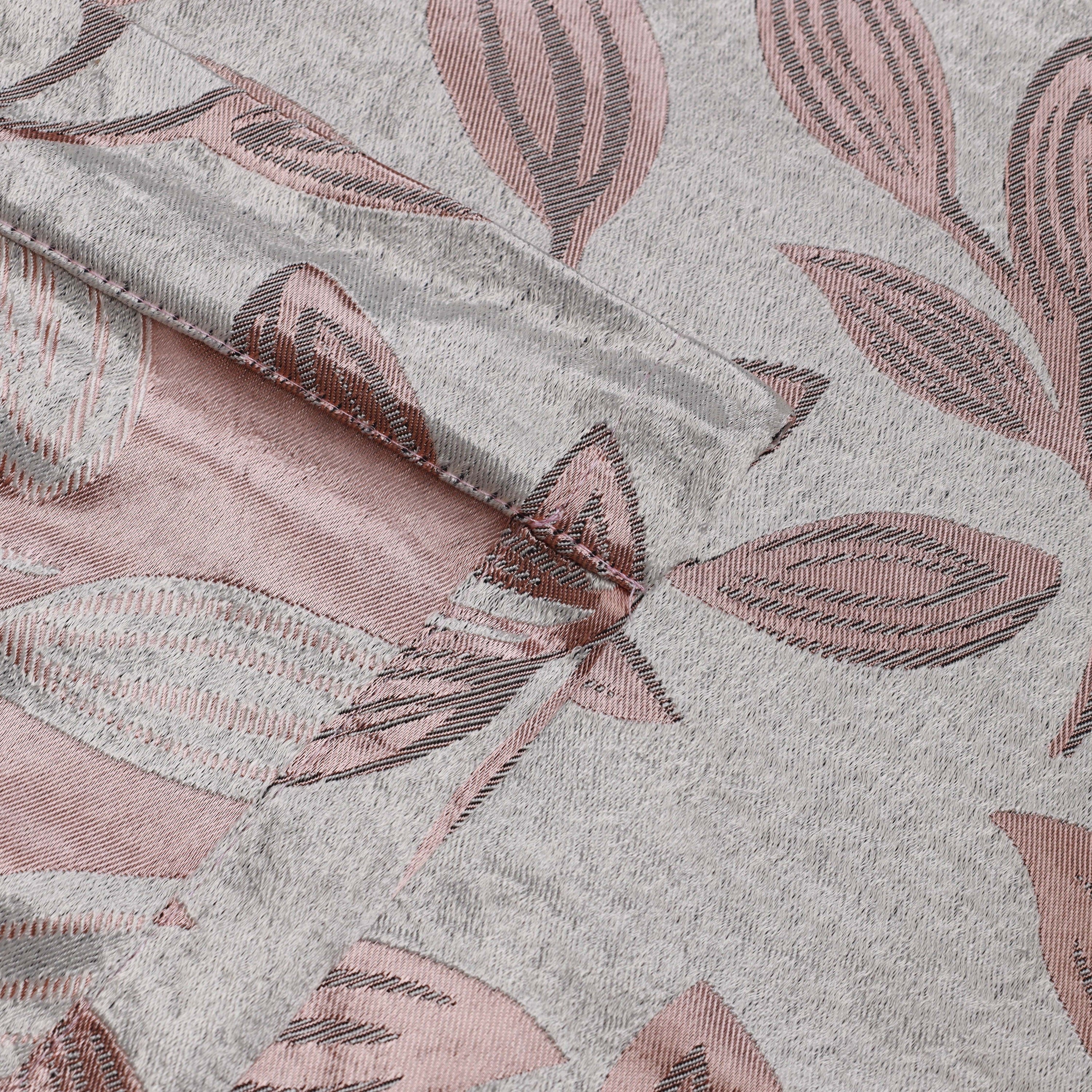 Leaves Room Darkening Blackout Curtain Panel Sets - Blue Nile Mills