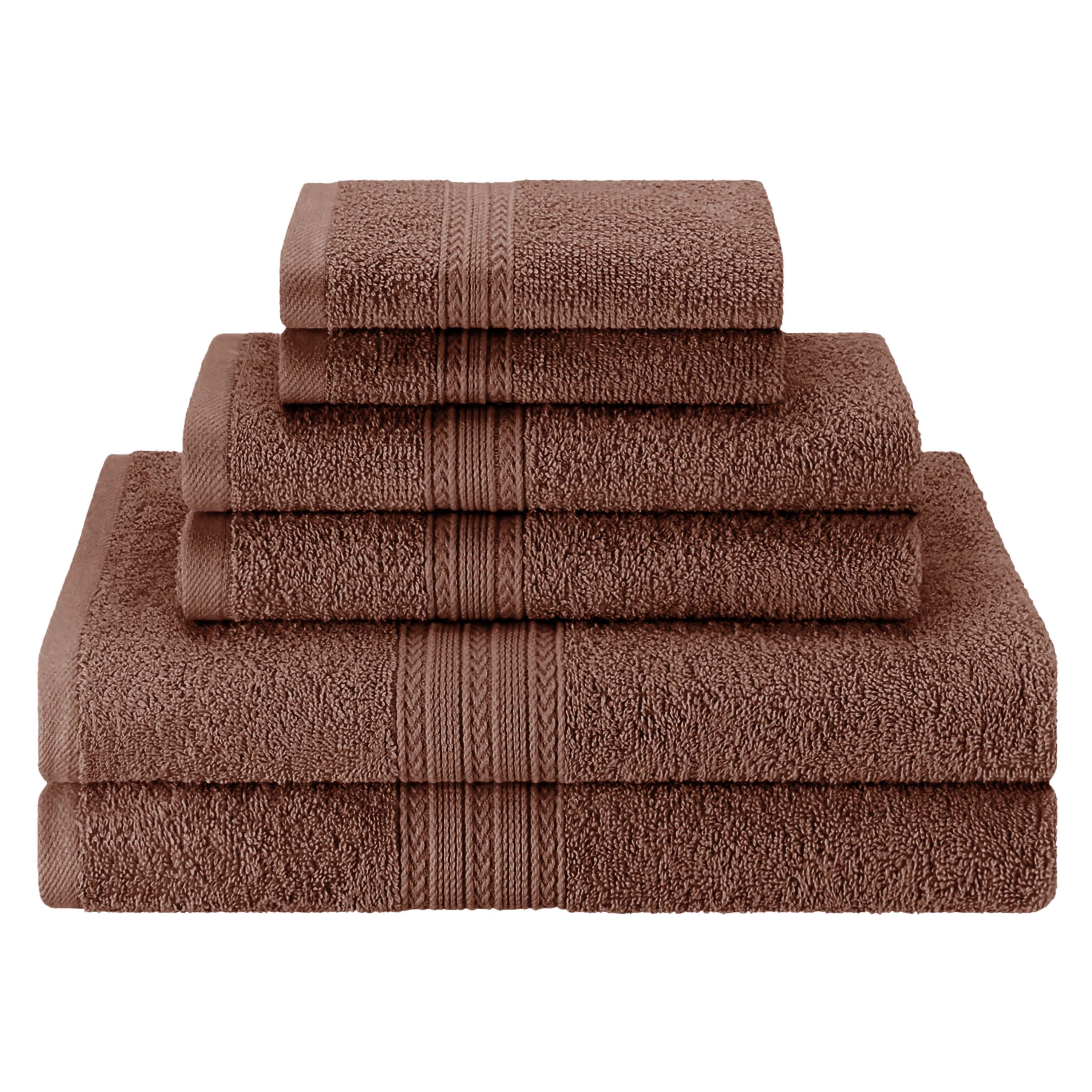 Eco-Friendly Cotton Ring Spun 6 Piece Towel Set - Blue Nile Mills