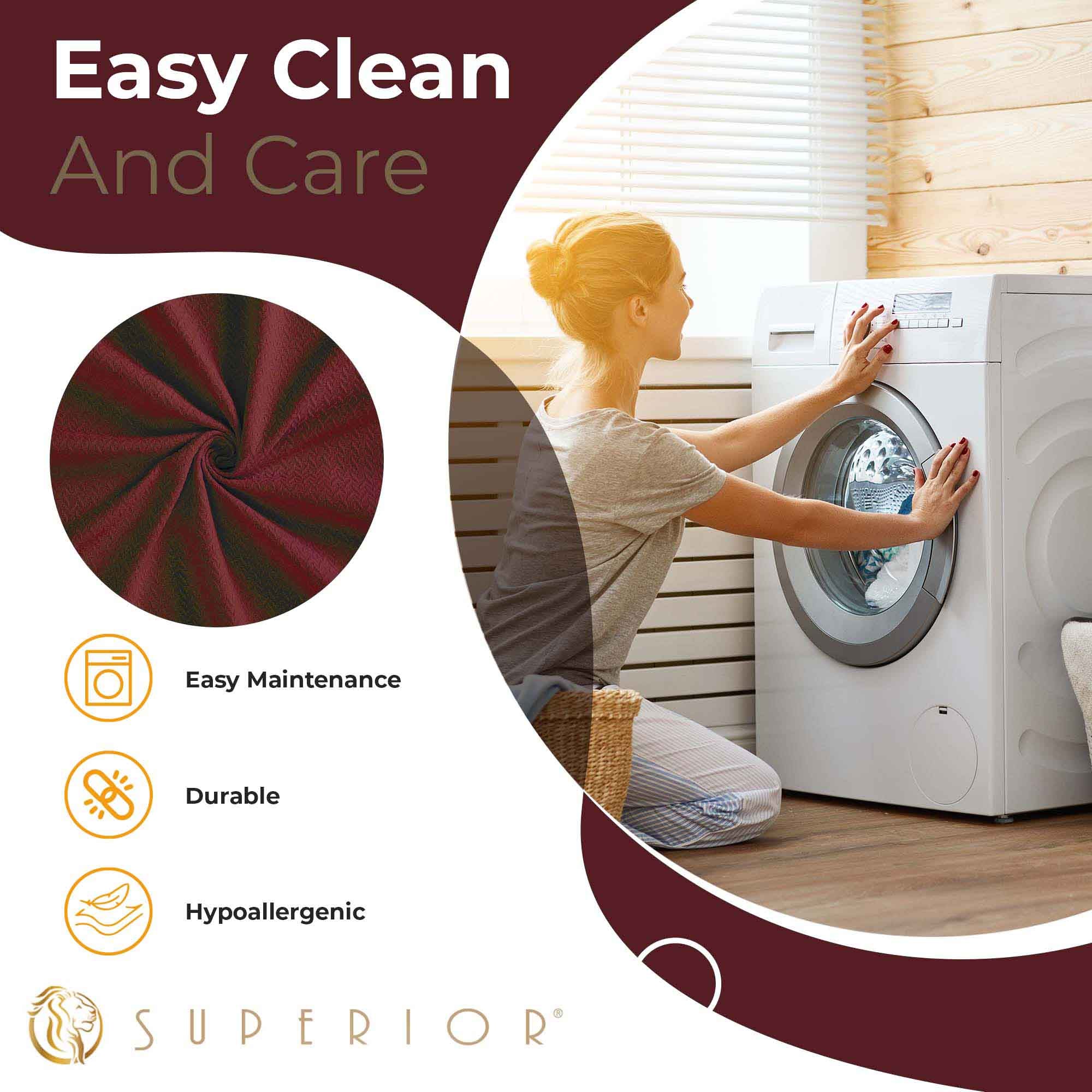 Nobel Cotton Textured Chevron Lightweight Woven Blanket - Blue Nile Mills