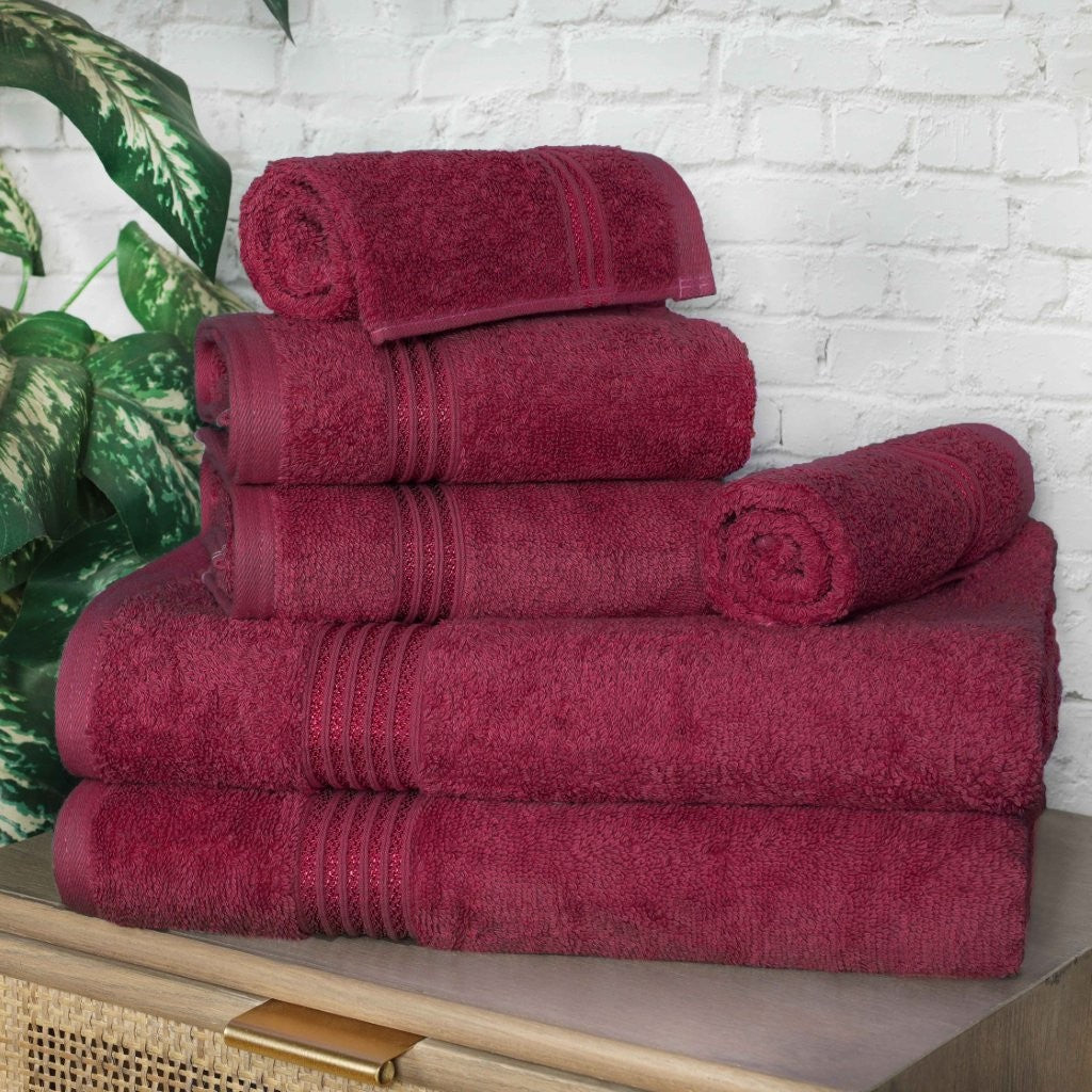 Heritage Egyptian Cotton 6 Piece Towel Set - Blue Nile Mills