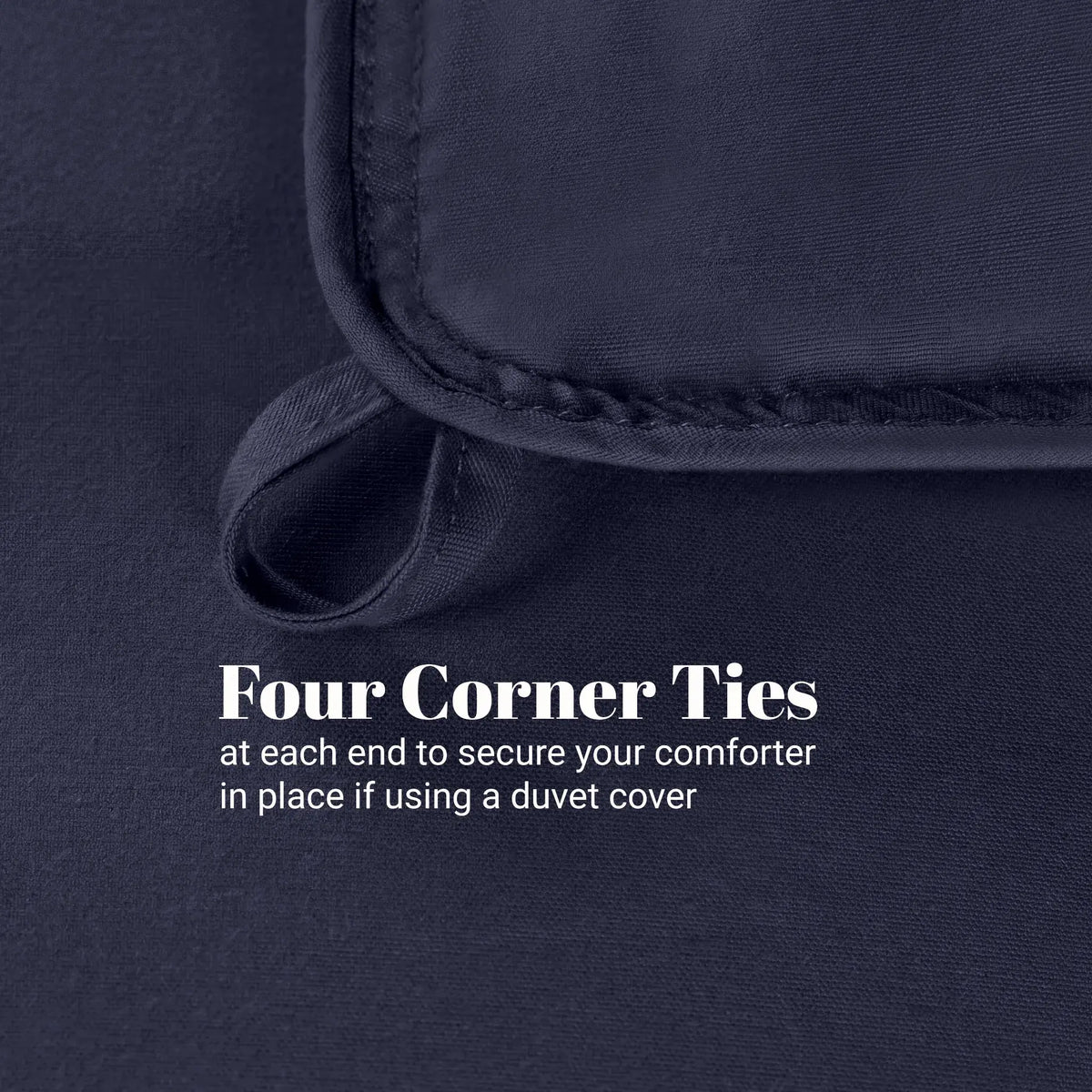 Brushed Microfiber Down Alternative Medium Weight Solid Comforter